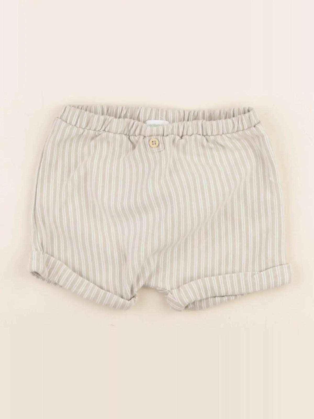 Vertbaudet - short vert - 18 mois