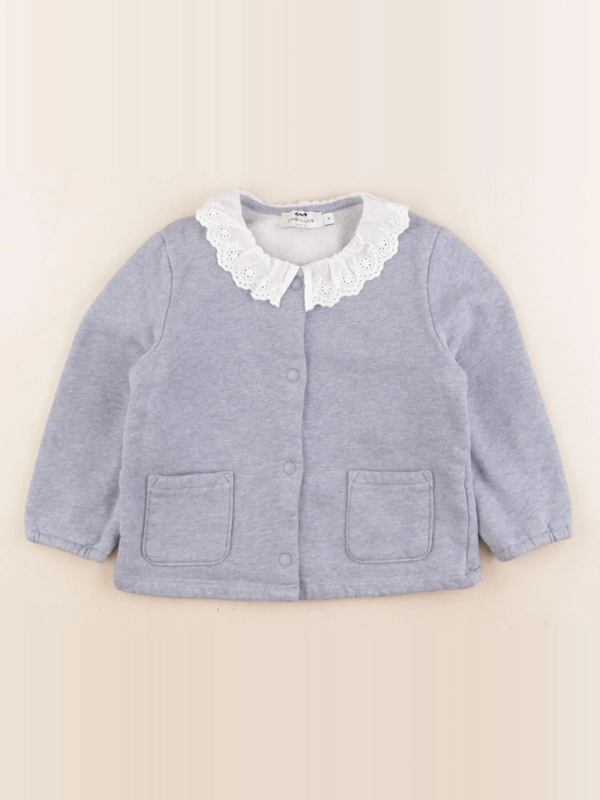 Cyrillus - sweat bleu - 4 ans