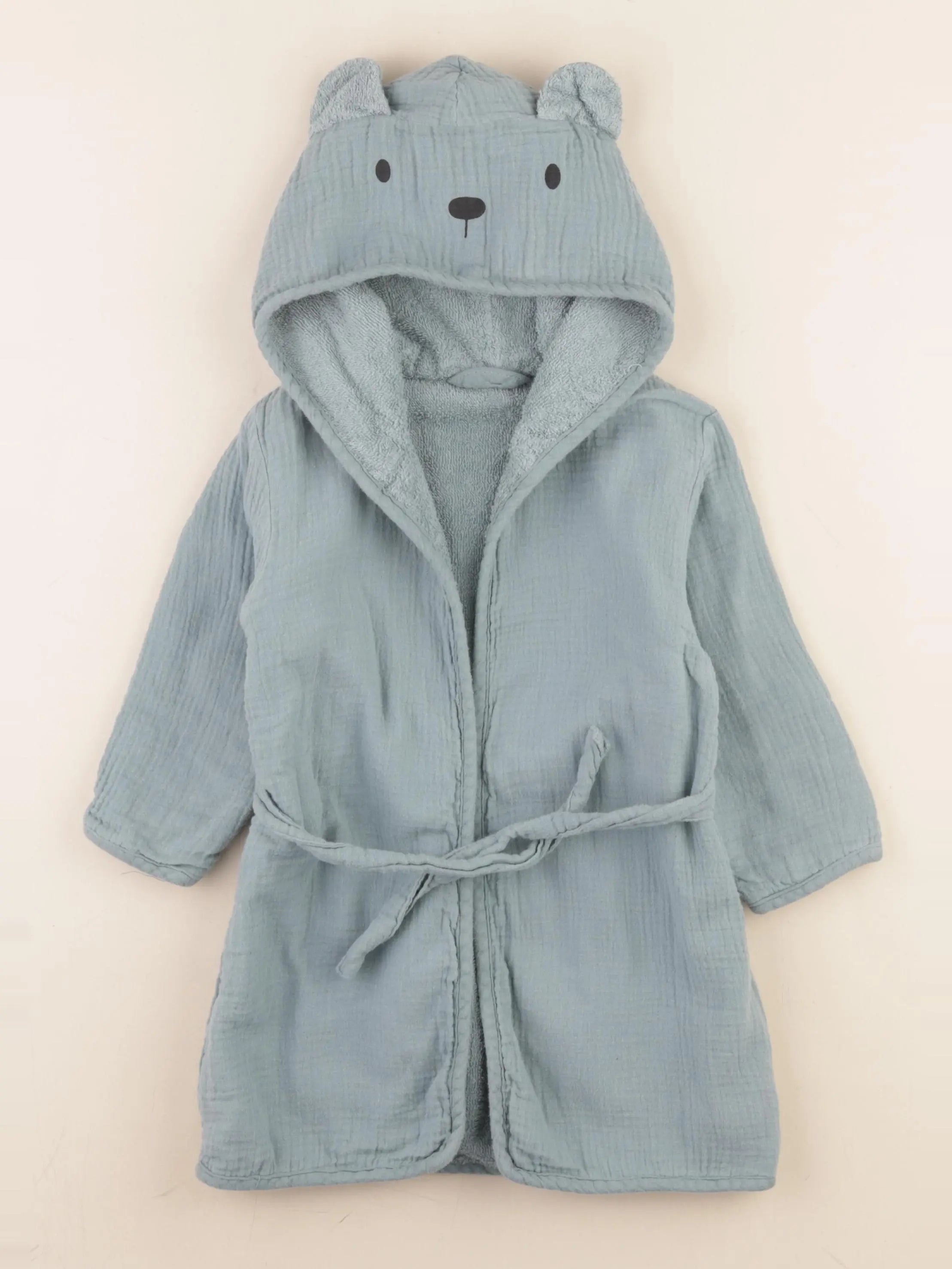 Vertbaudet - peignoir bleu - 2 ans
