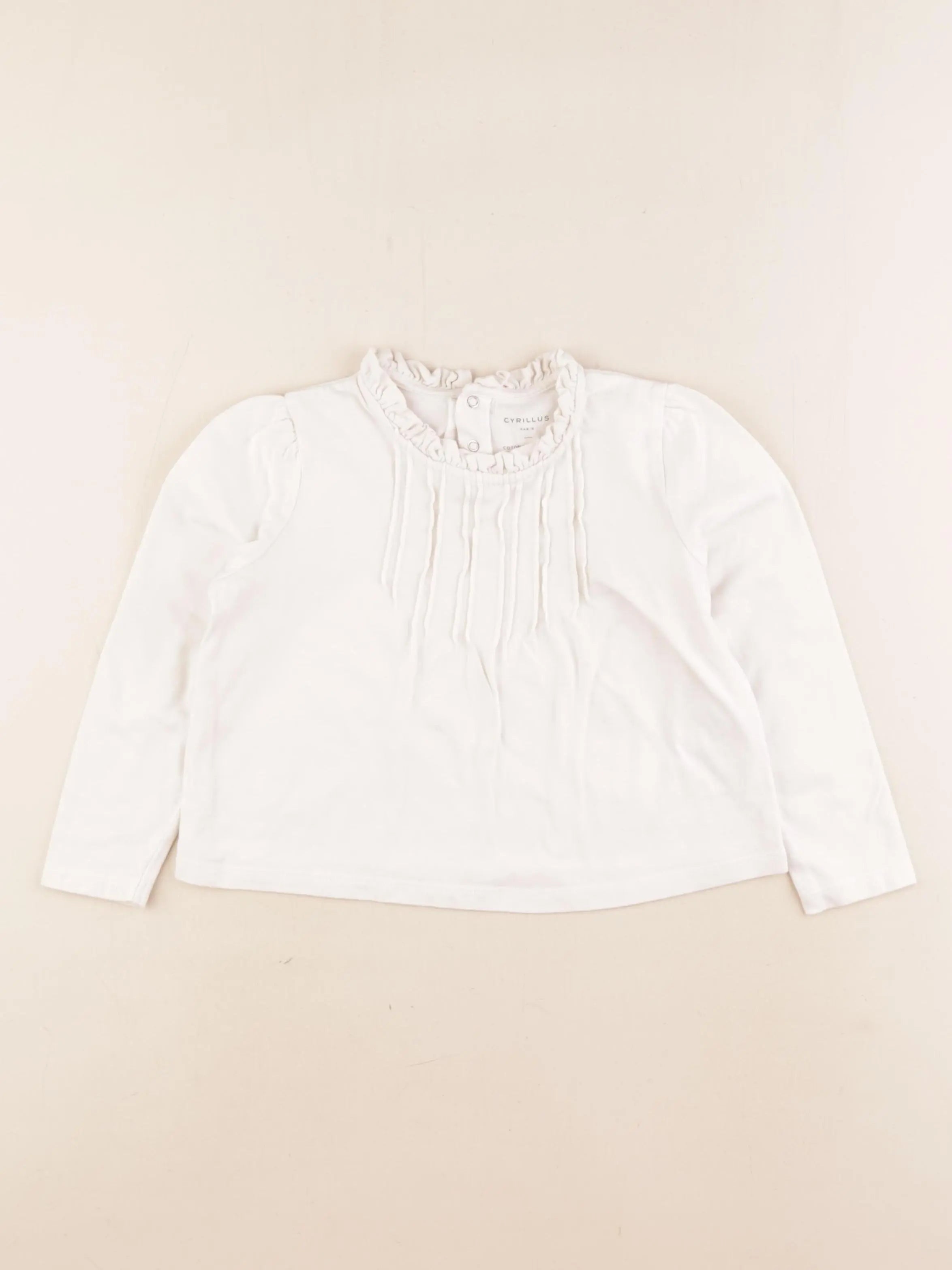 Cyrillus - tee-shirt beige - 4 ans