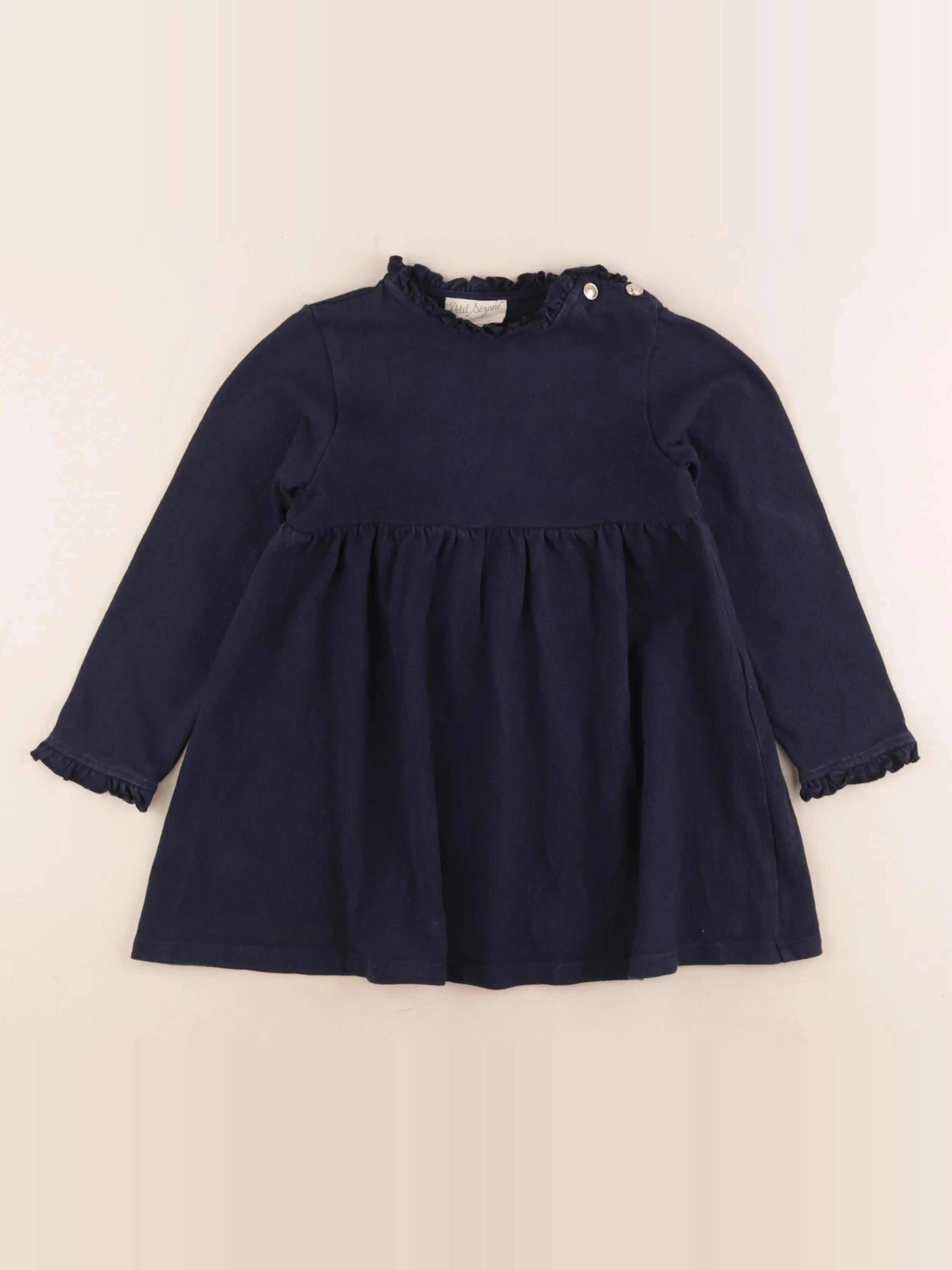 Petit Sézane  - robe bleu - 4 ans