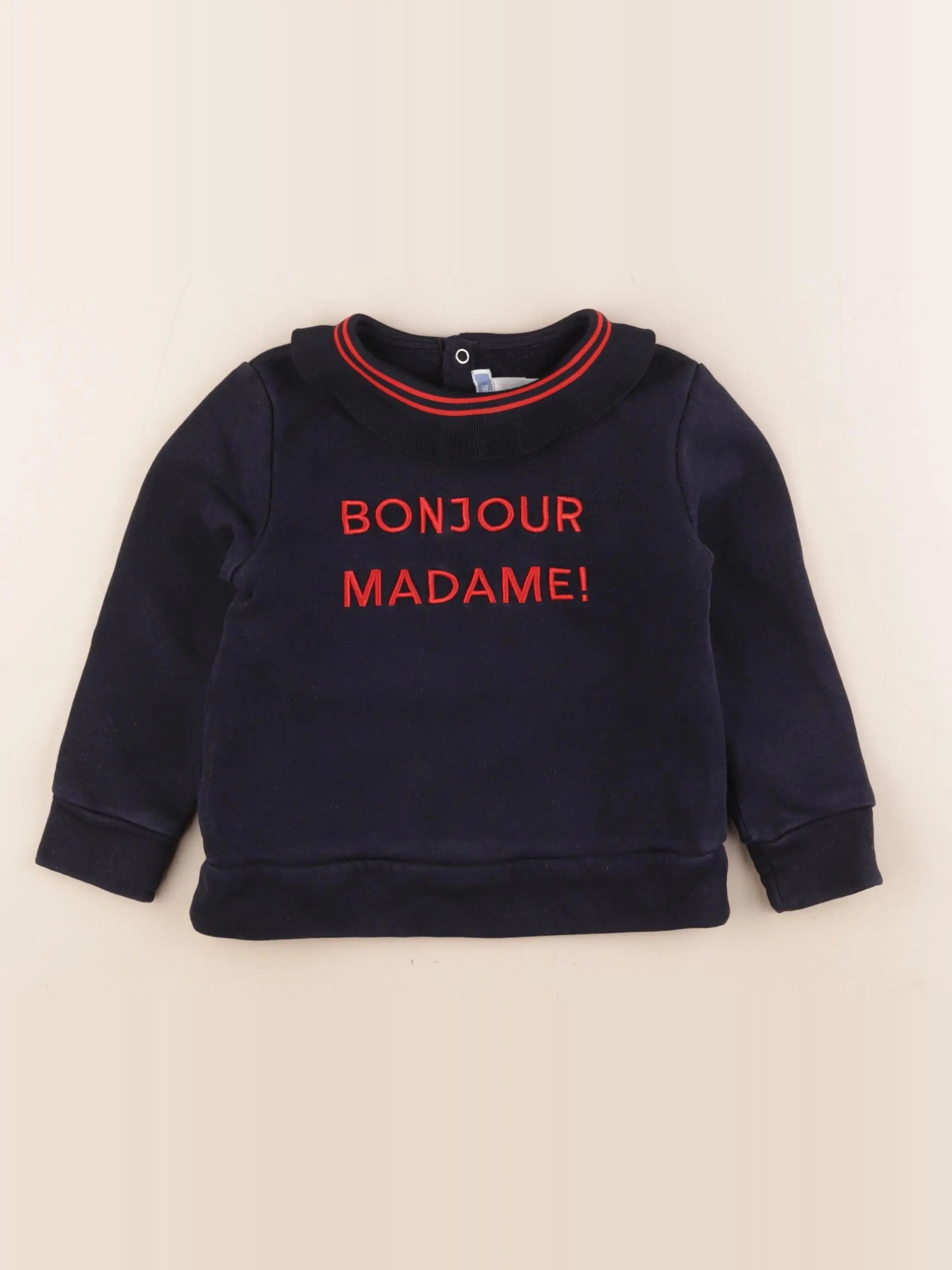 Jacadi - sweat bleu - 4 ans