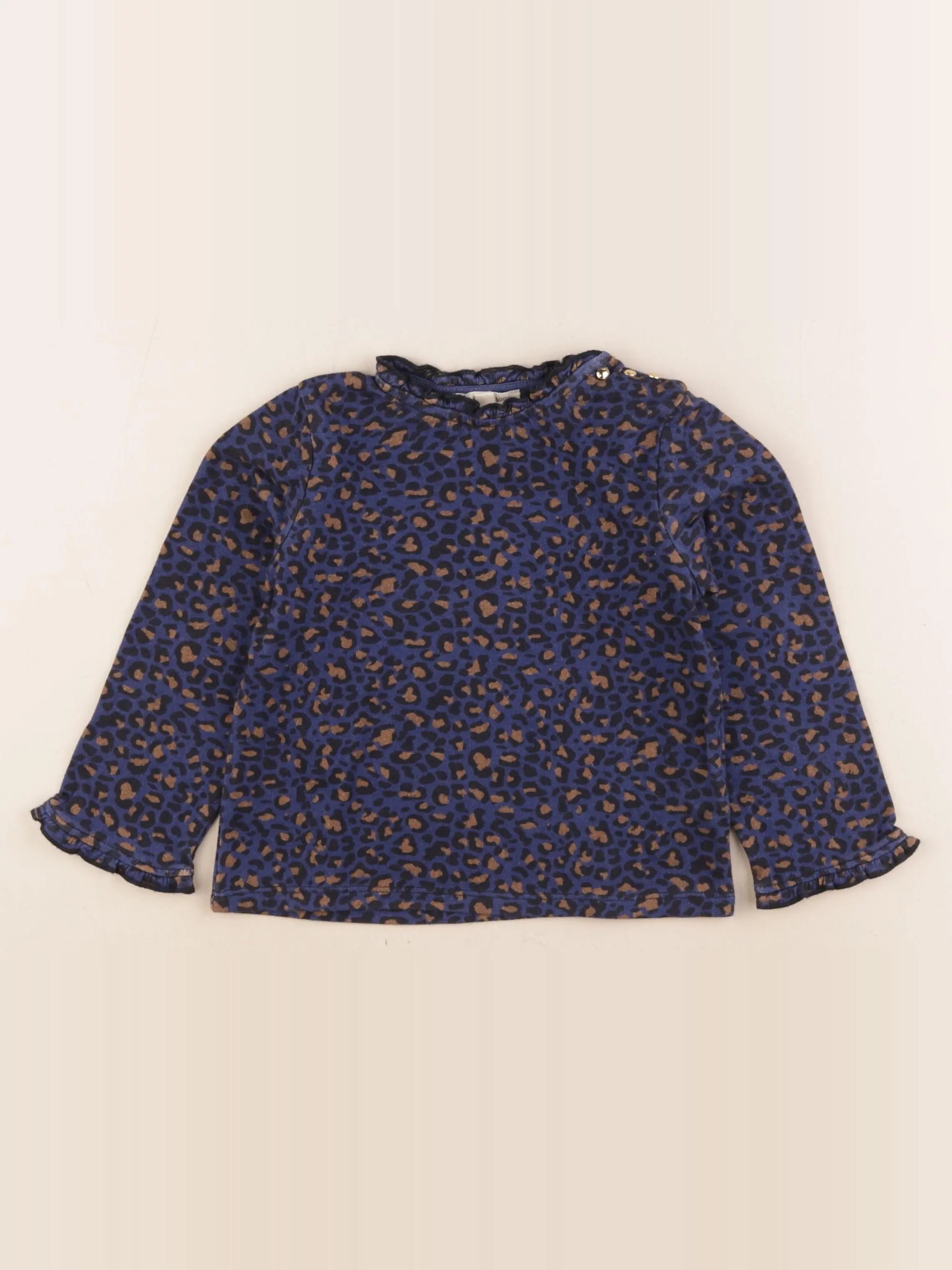 Petit Sézane  - tee-shirt bleu - 4 ans