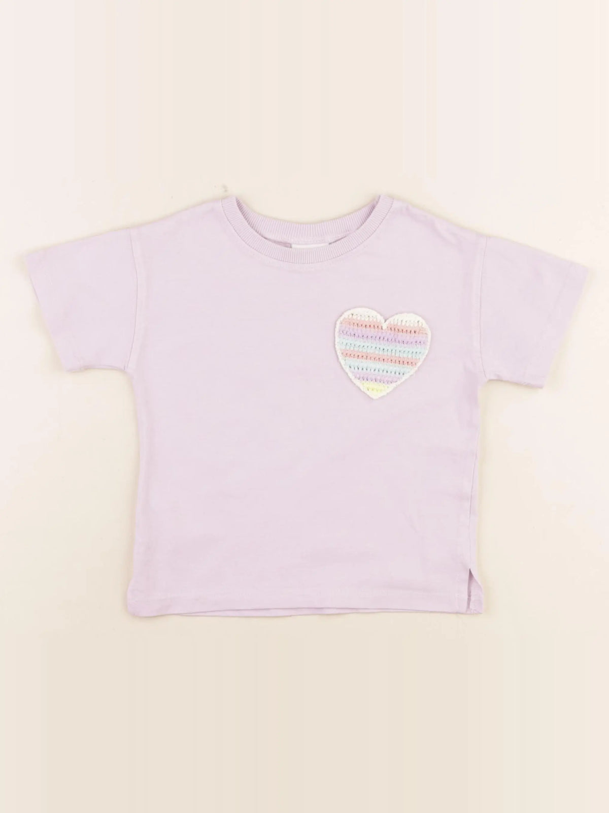 Zara - tee-shirt violet - 18 mois