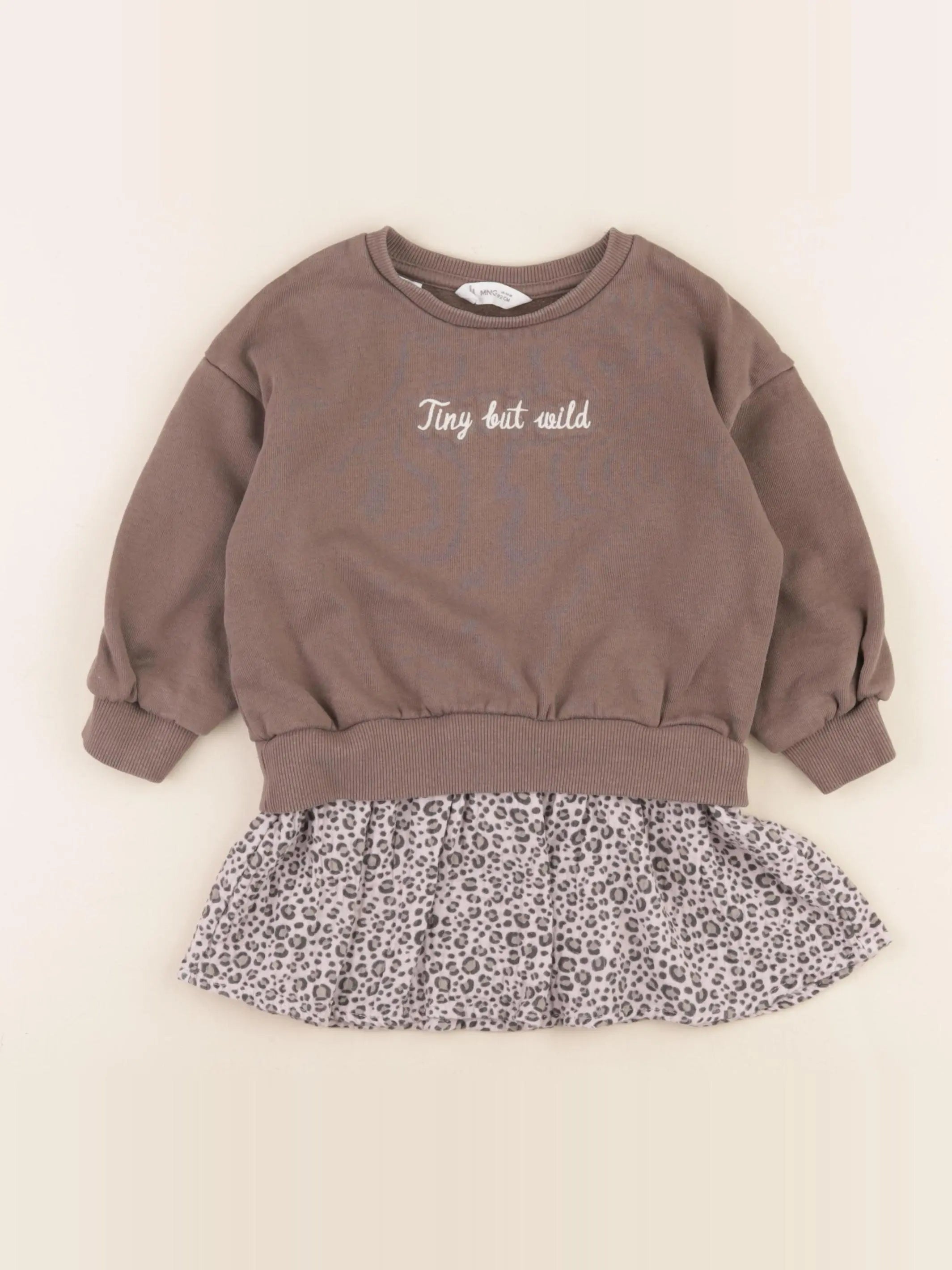 Mango - robe marron - 18/24 mois