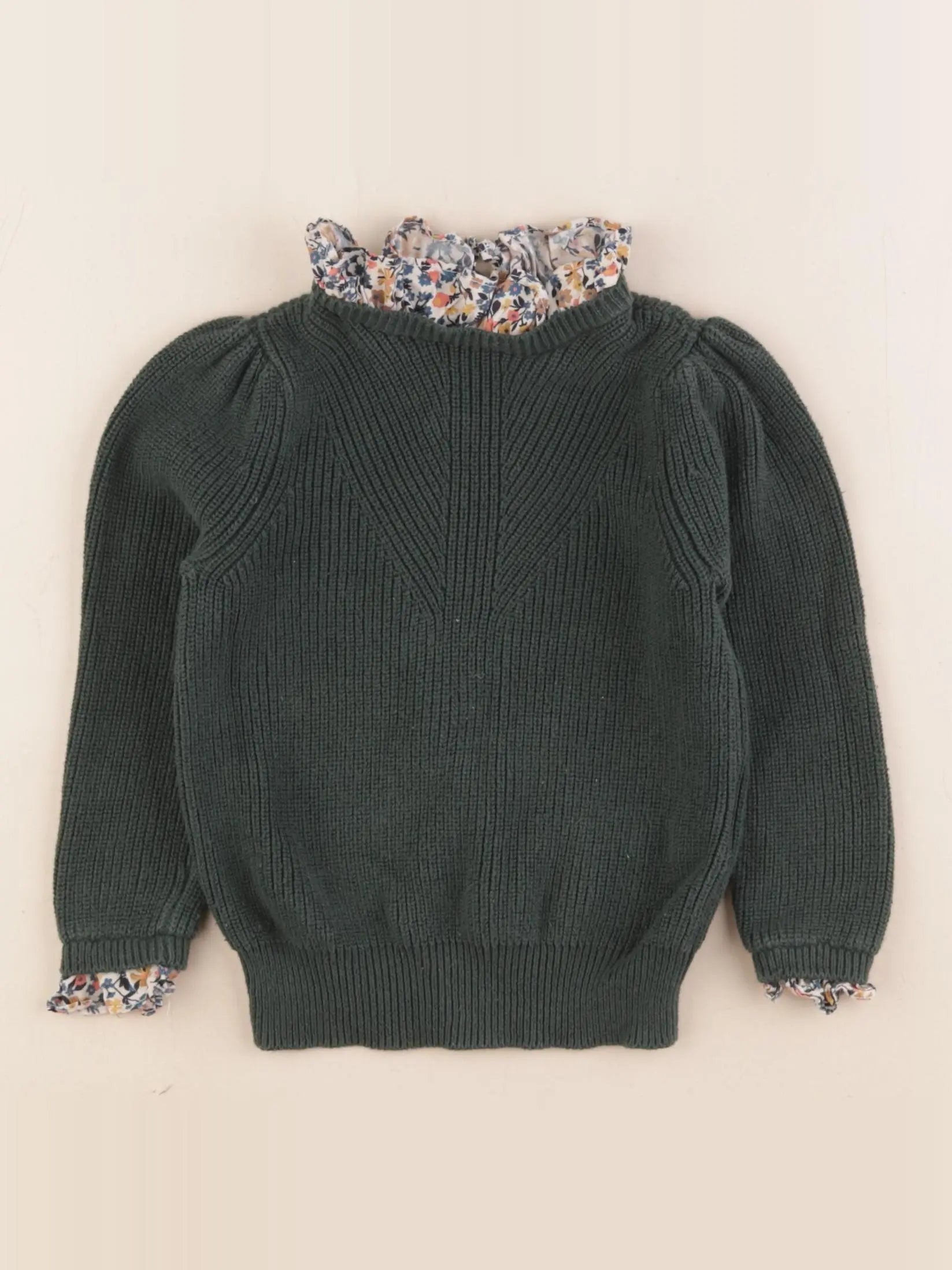 Monoprix - pull vert - 3 ans