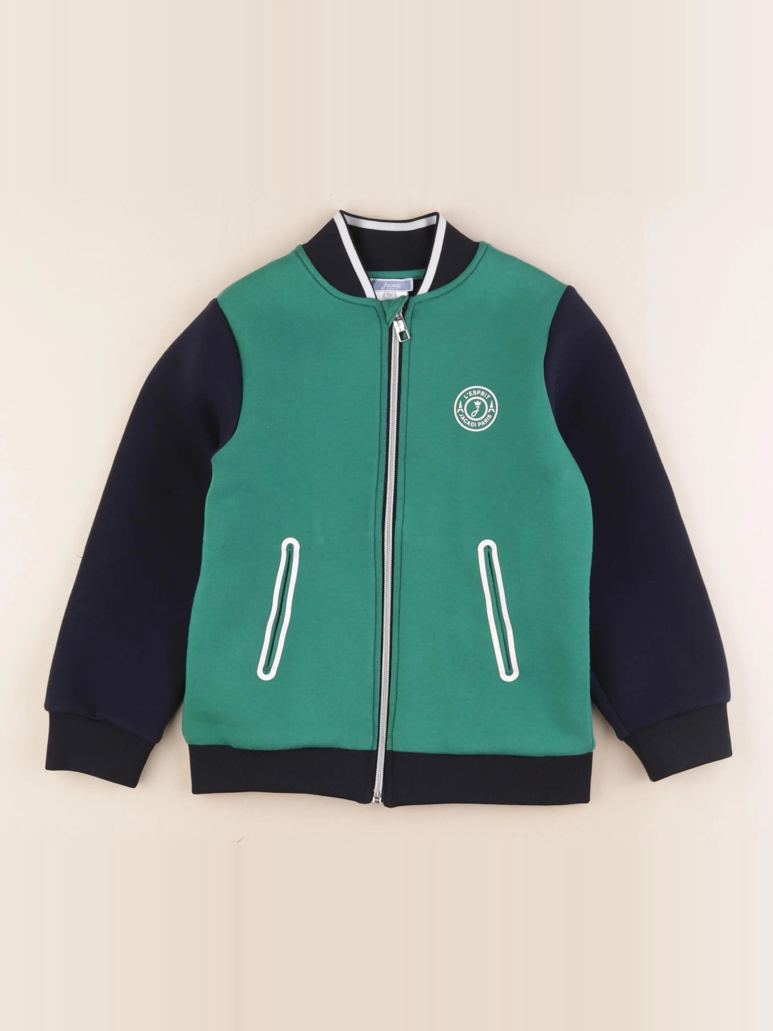 Jacadi - veste vert - 8 ans