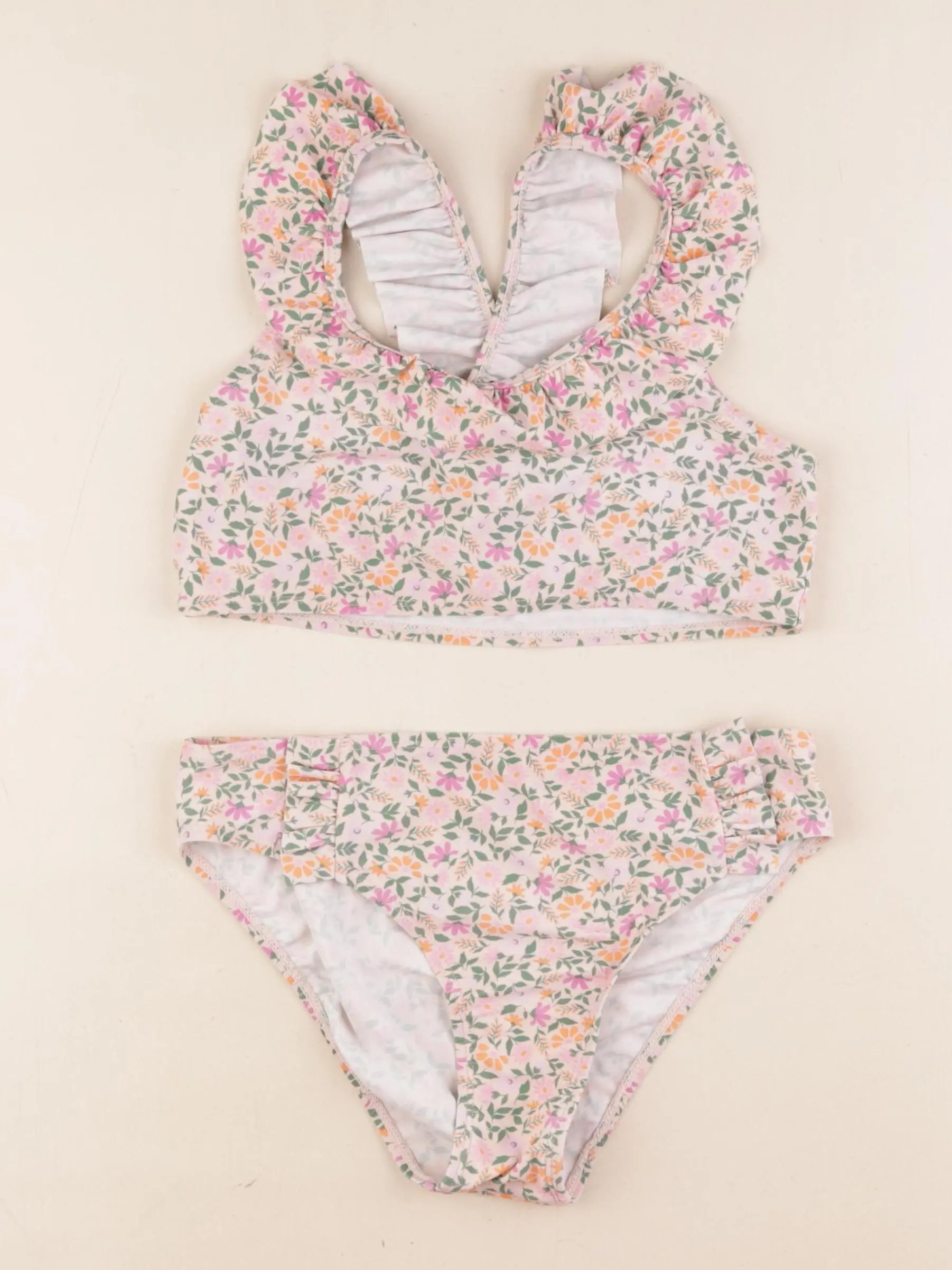 Vertbaudet - maillot de bain rose - 11/12 ans