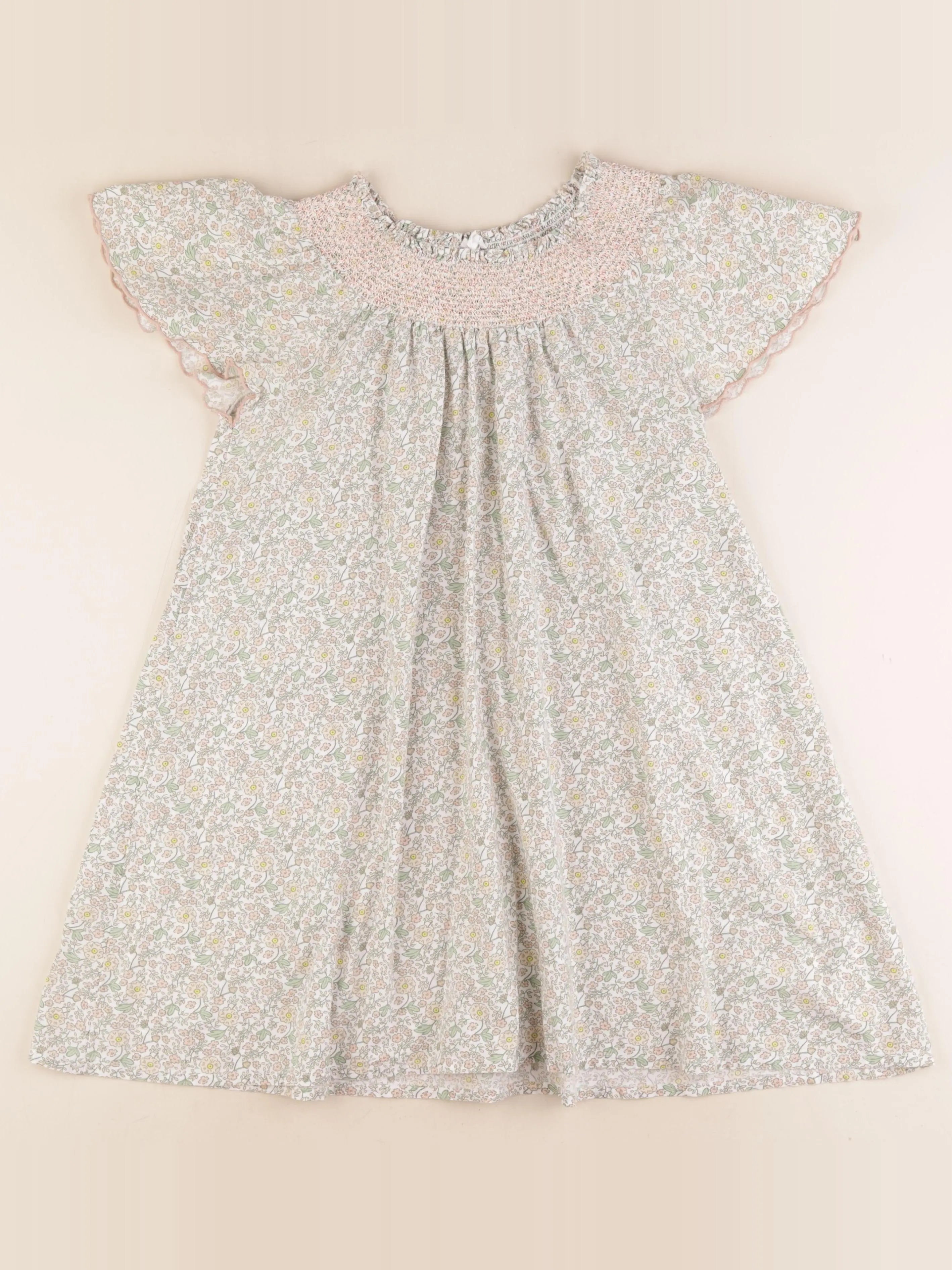 Vertbaudet - robe vert - 10 ans