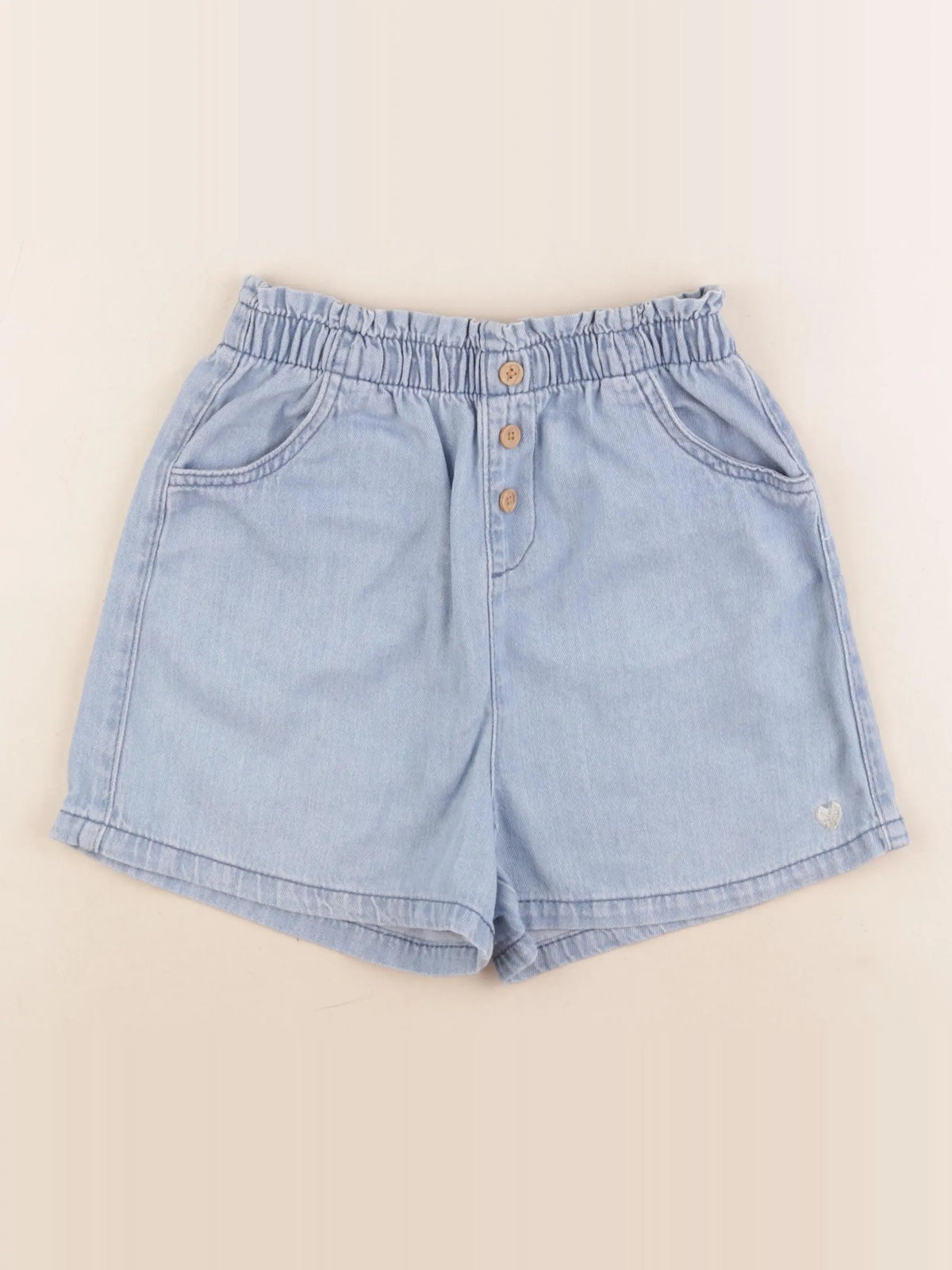 Vertbaudet - short bleu - 10 ans