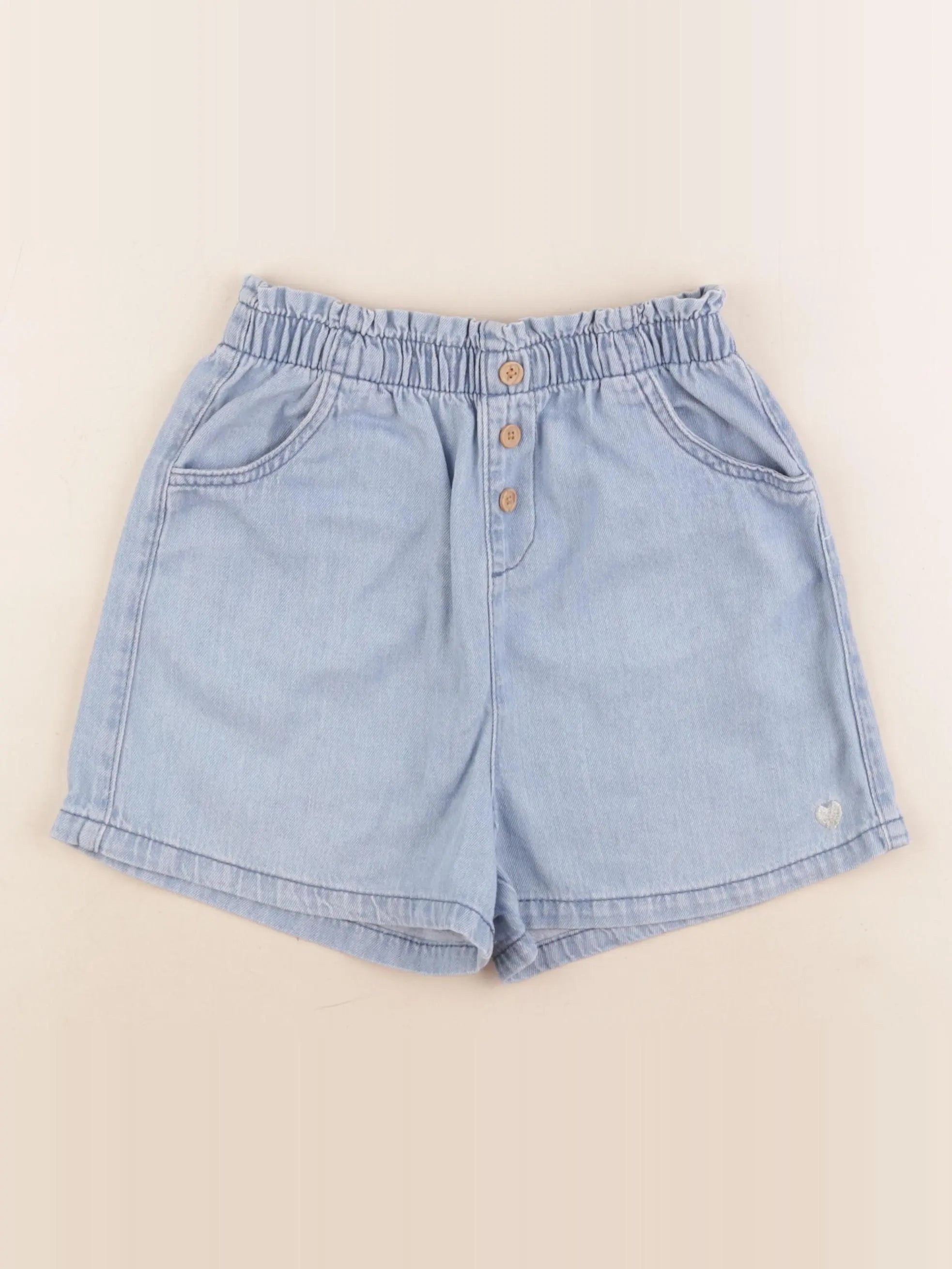 Vertbaudet - short bleu - 10 ans