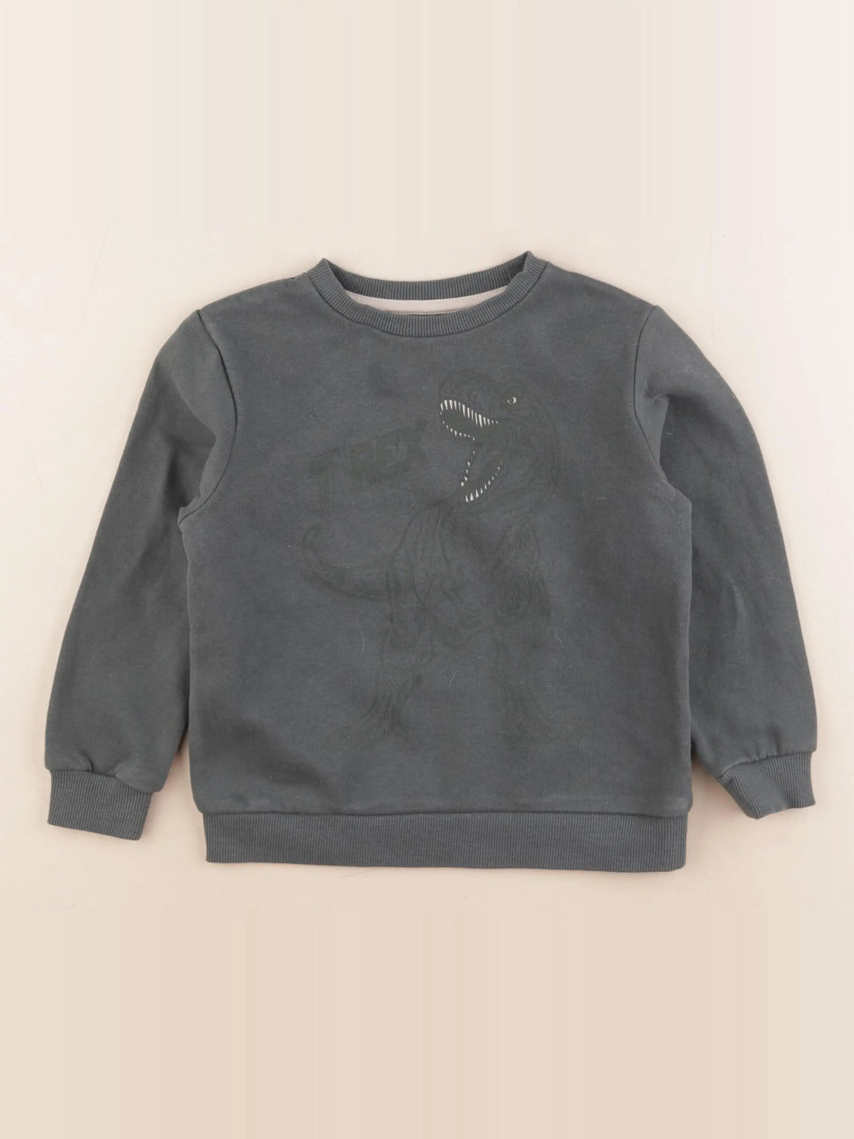 Vertbaudet - sweat vert - 5 ans