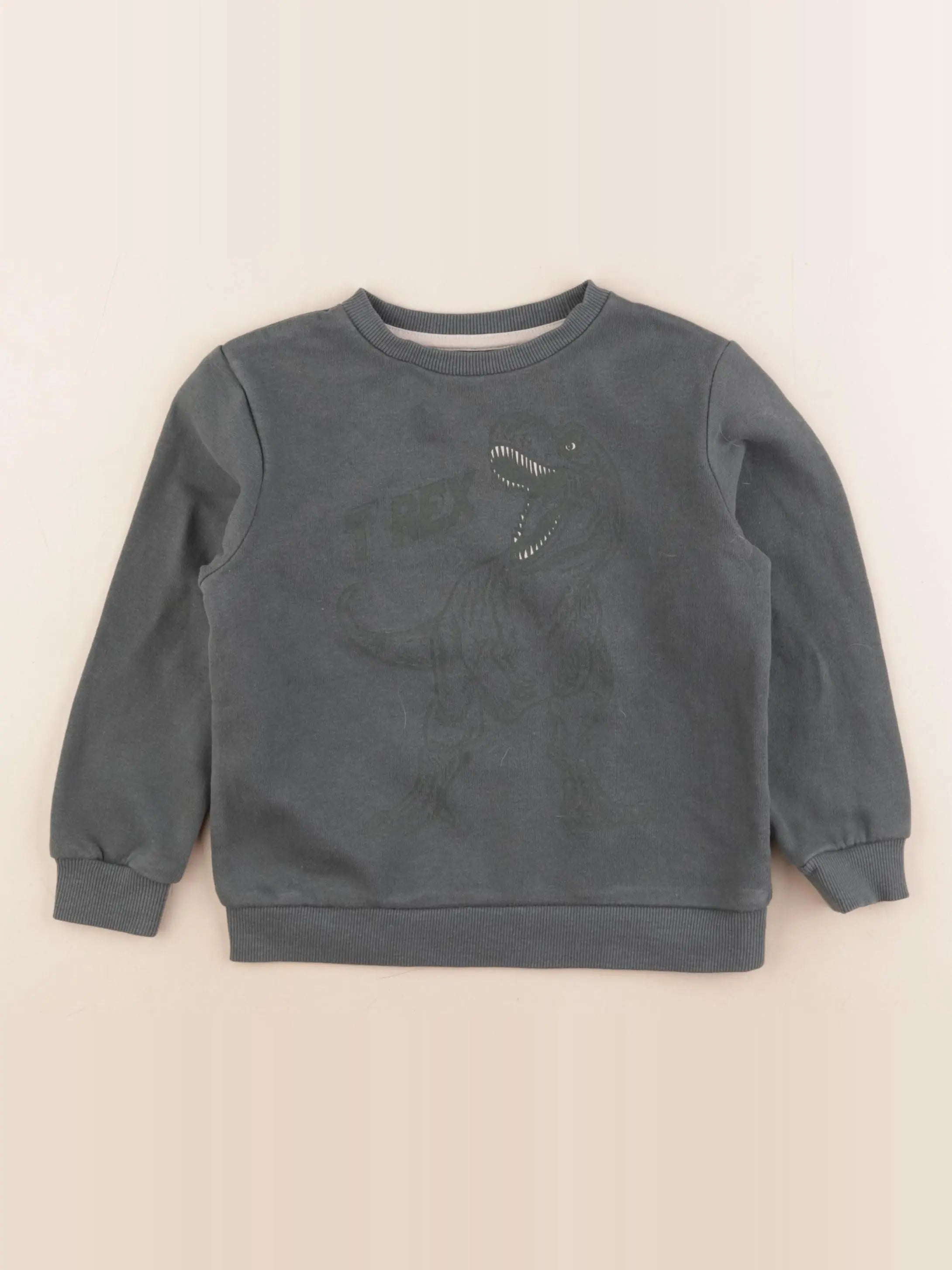 Vertbaudet - sweat vert - 5 ans