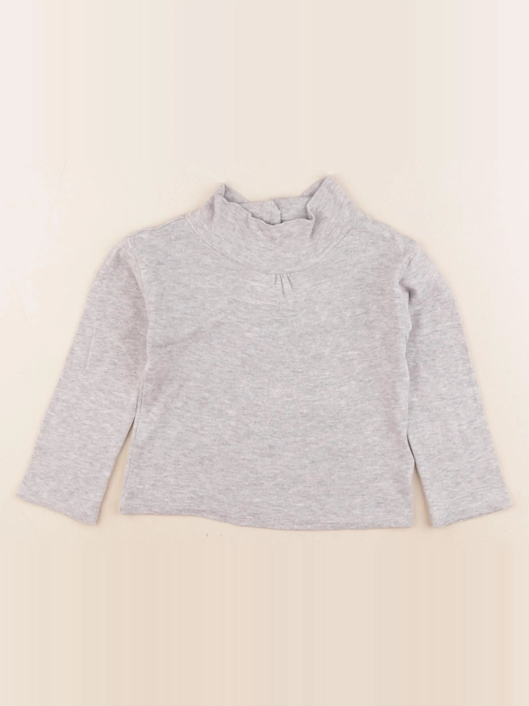 Vertbaudet - sous-pull gris - 2 ans