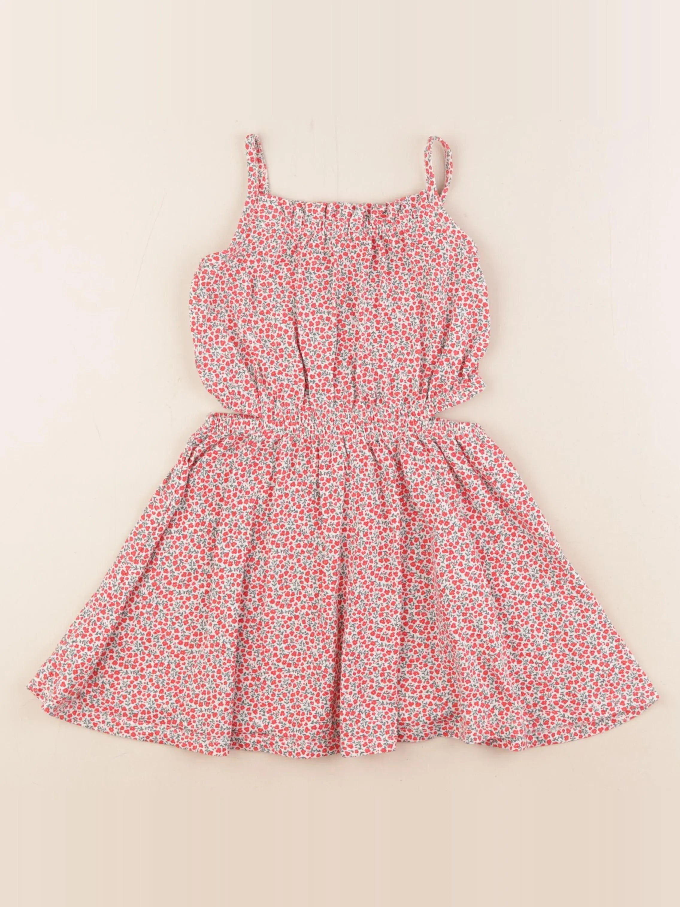 Vertbaudet - robe rouge - 4 ans