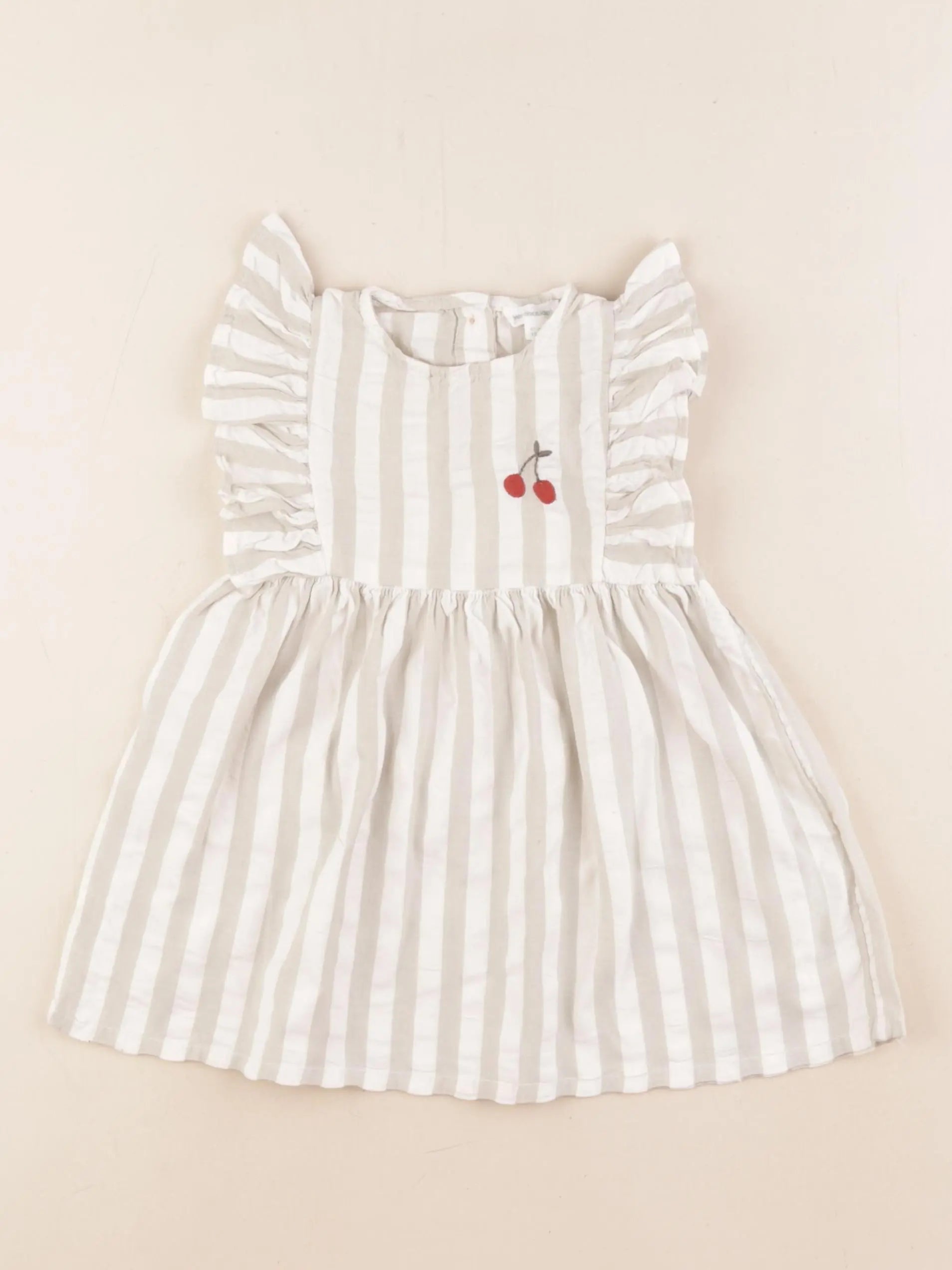 Vertbaudet - robe vert - 18 mois