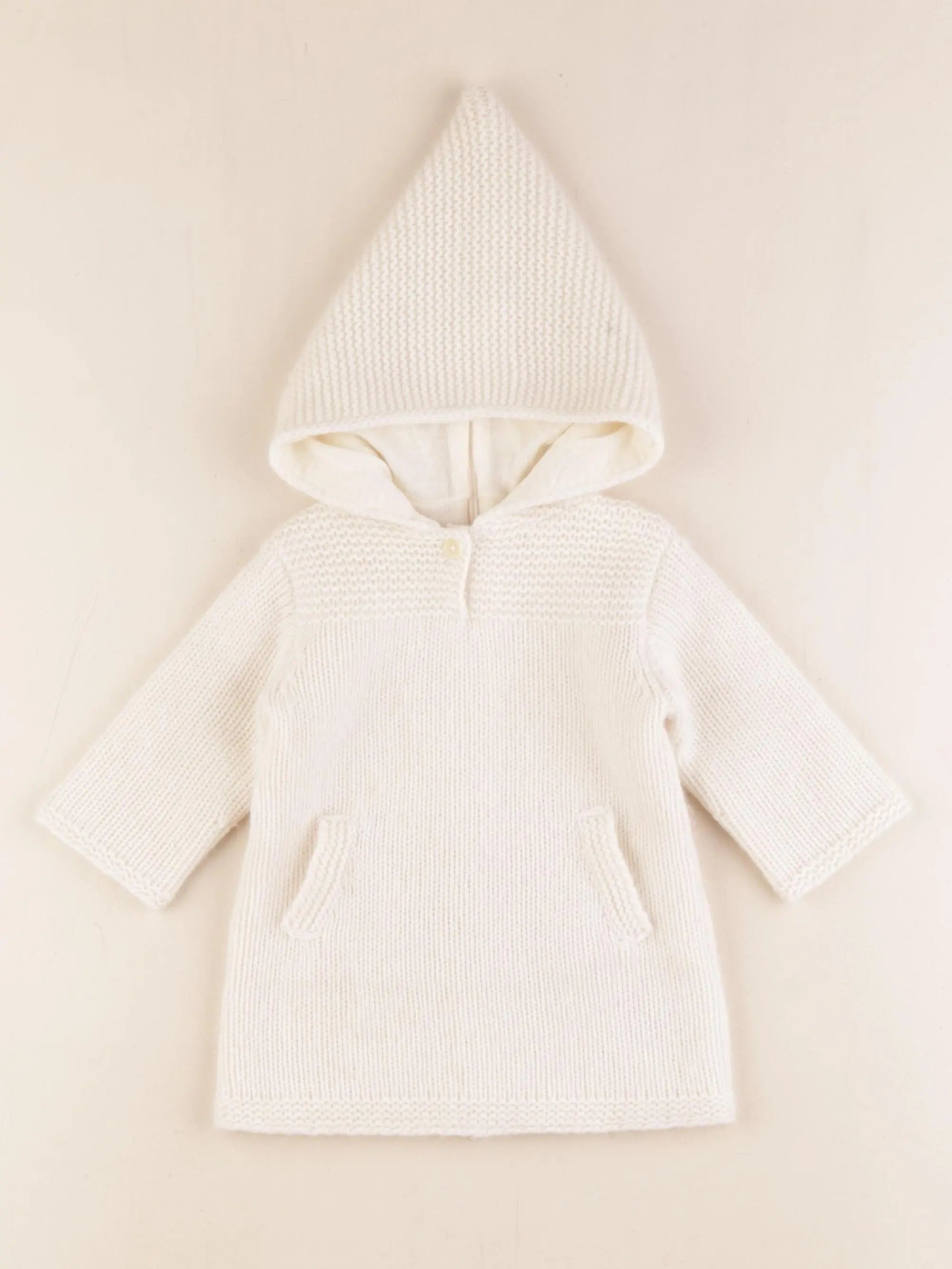 Bonpoint - burnou blanc - 3 mois