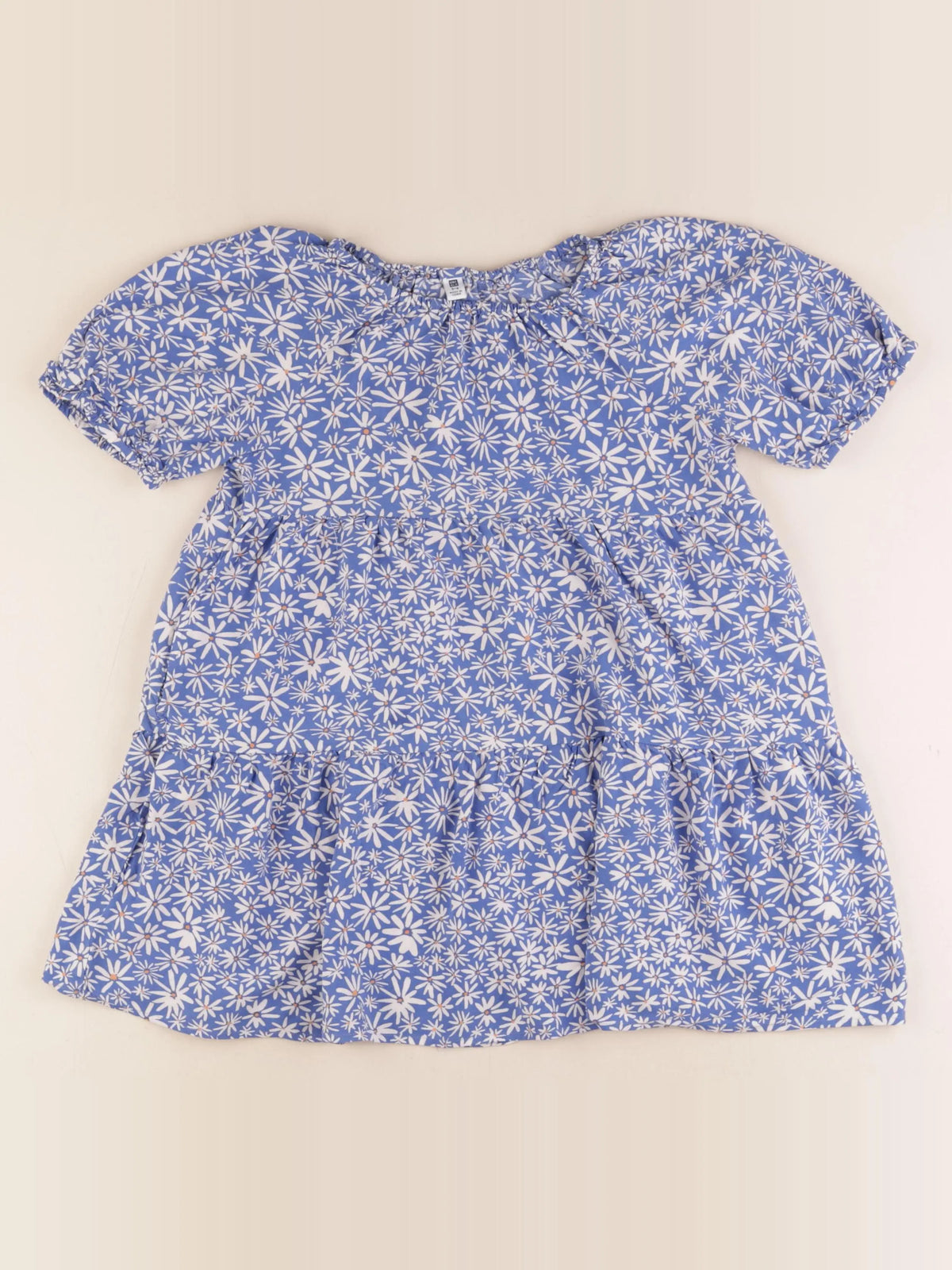 Uniqlo - robe bleu - 5/6 ans