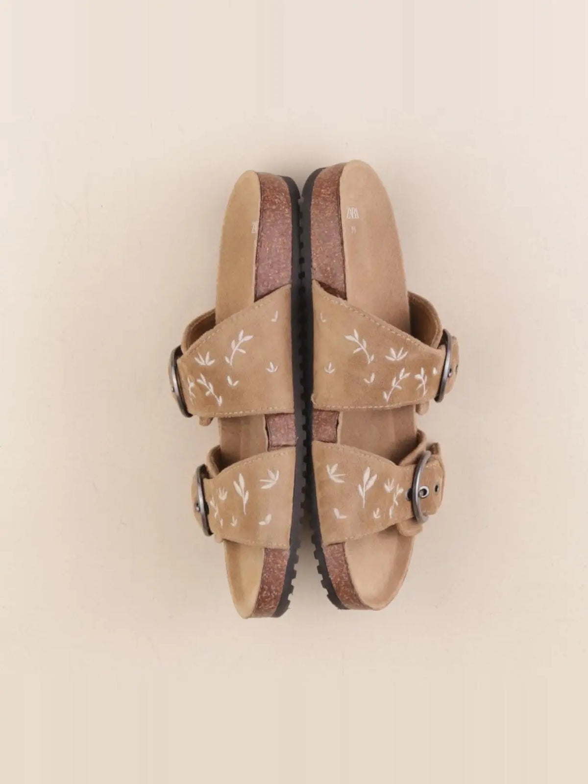 Zara - sandales marron - pointure 35