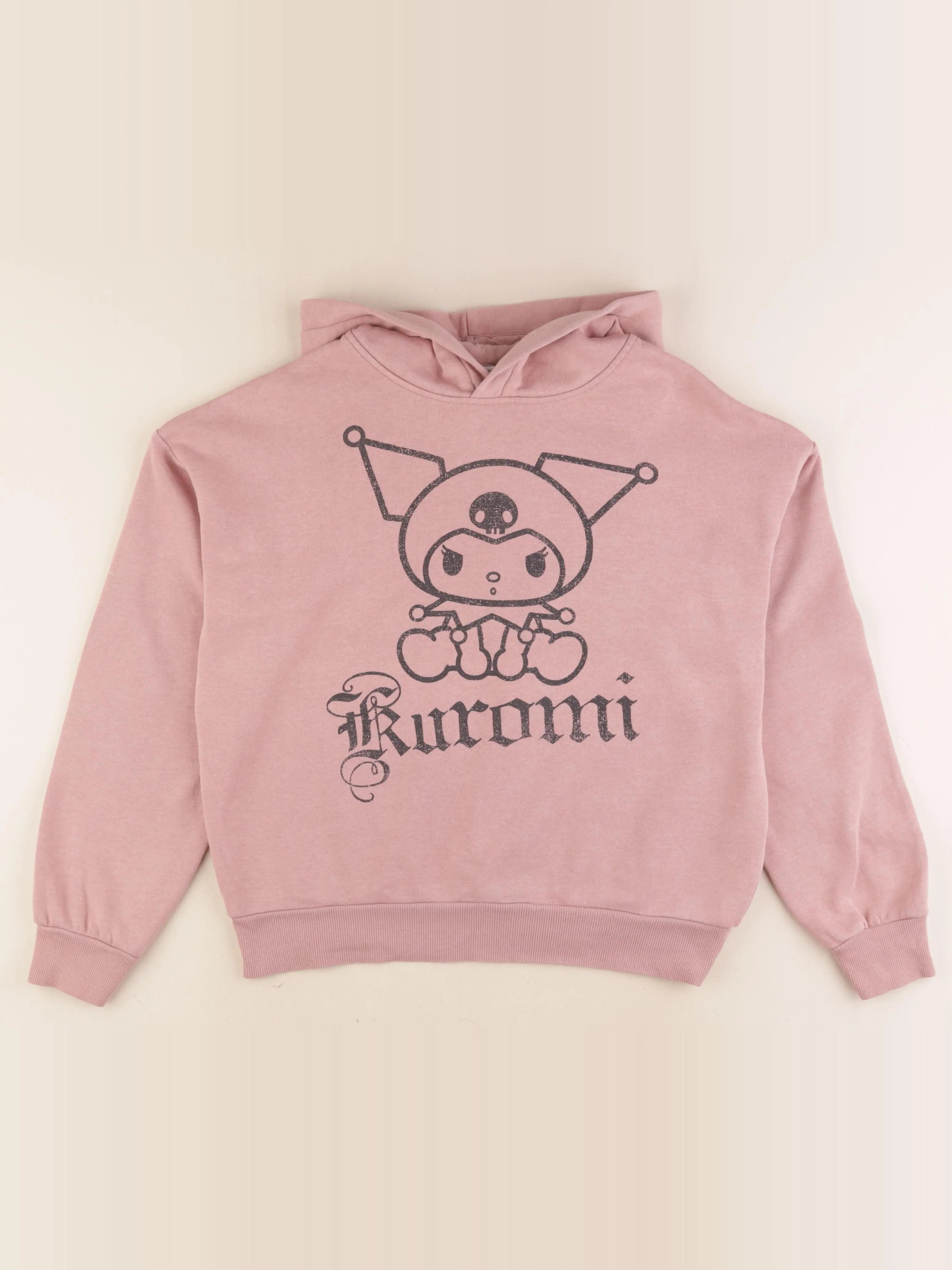 H&M - sweat rose - 12/14 ans