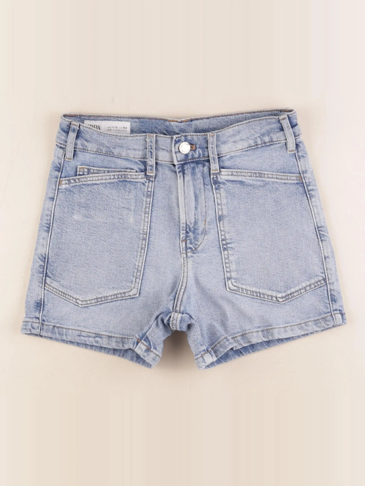 Zara - short bleu - 11/12 ans