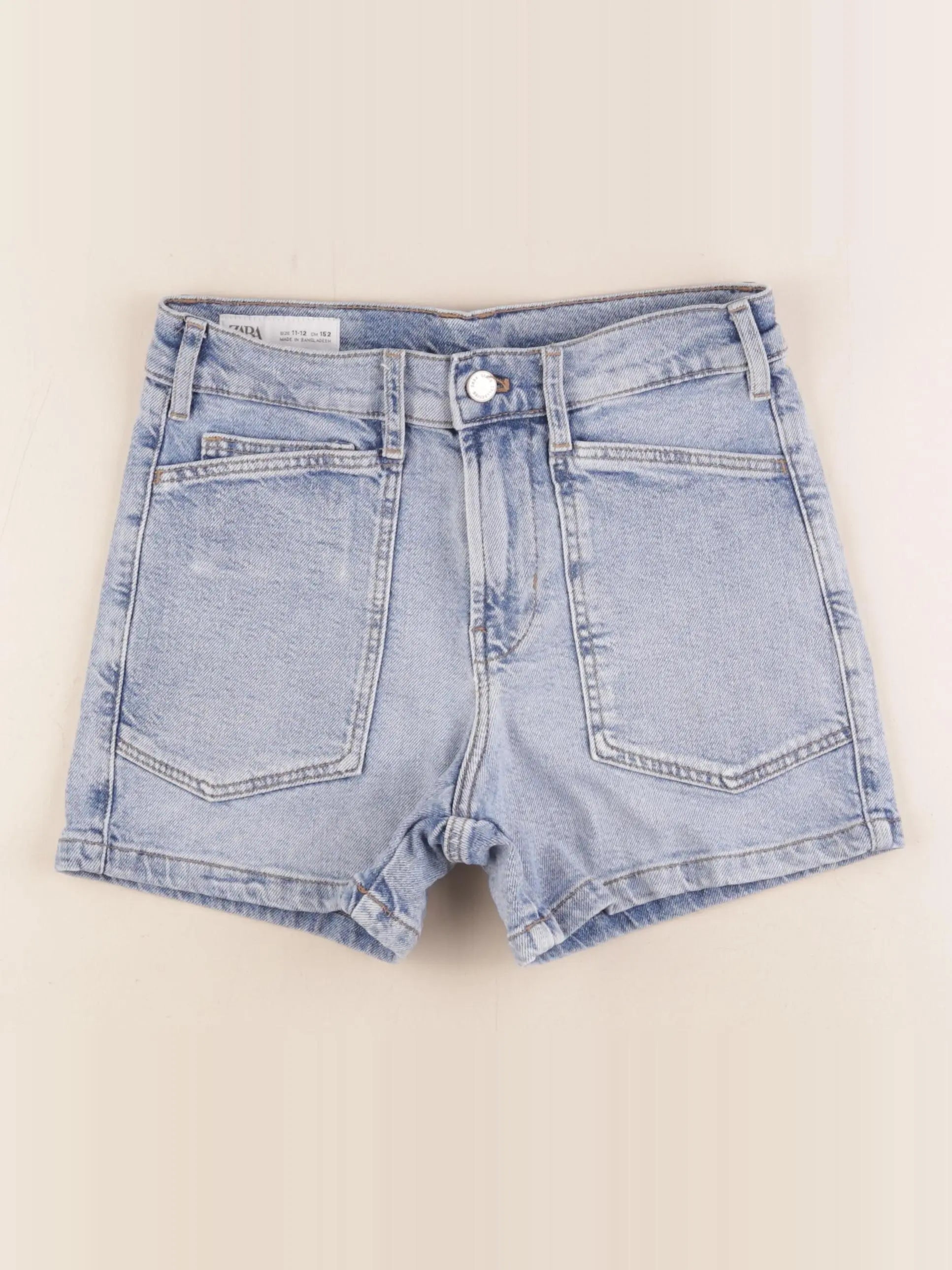 Zara - short bleu - 11/12 ans