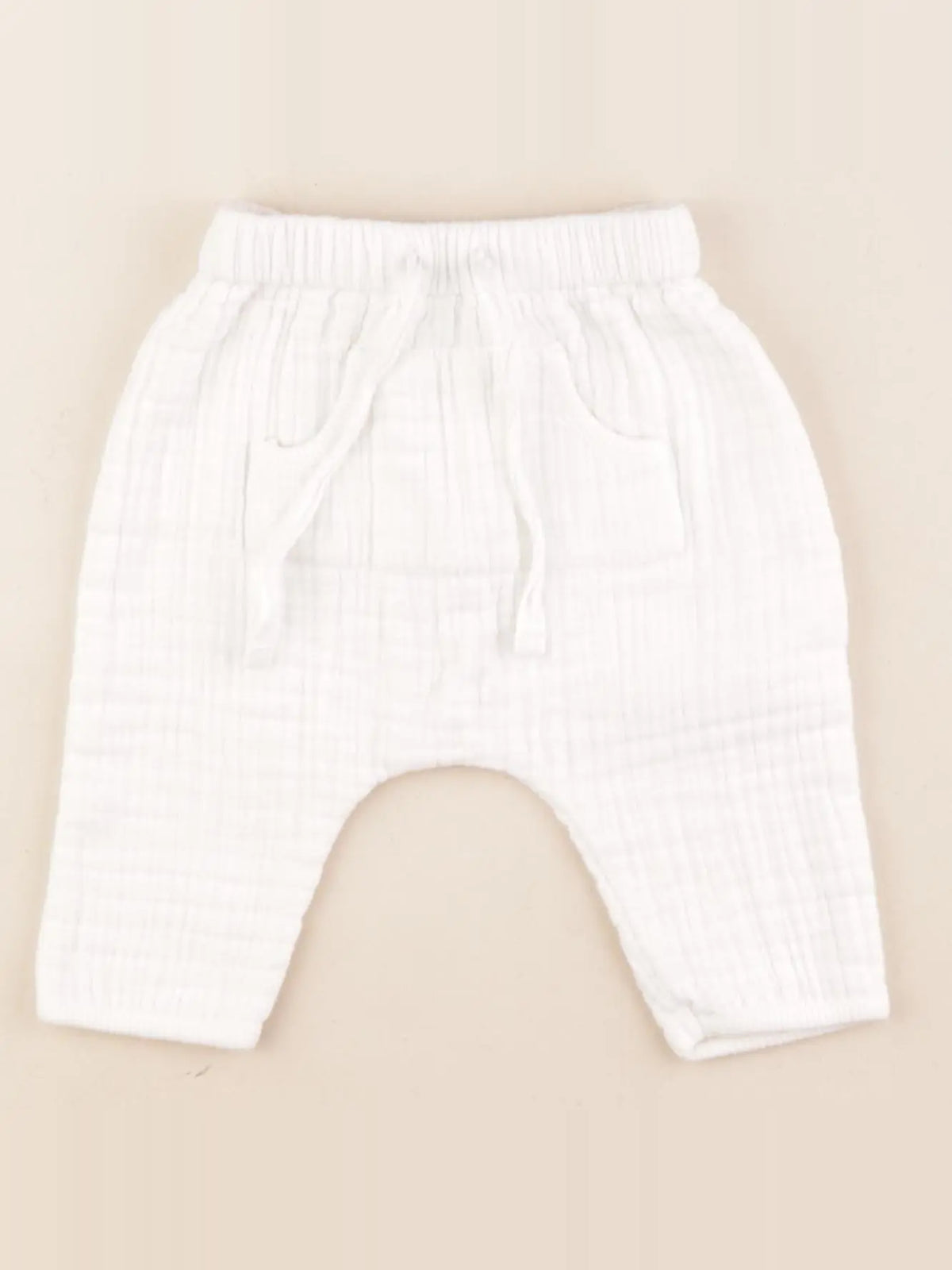 Boutchou - sarouel blanc - 3 mois