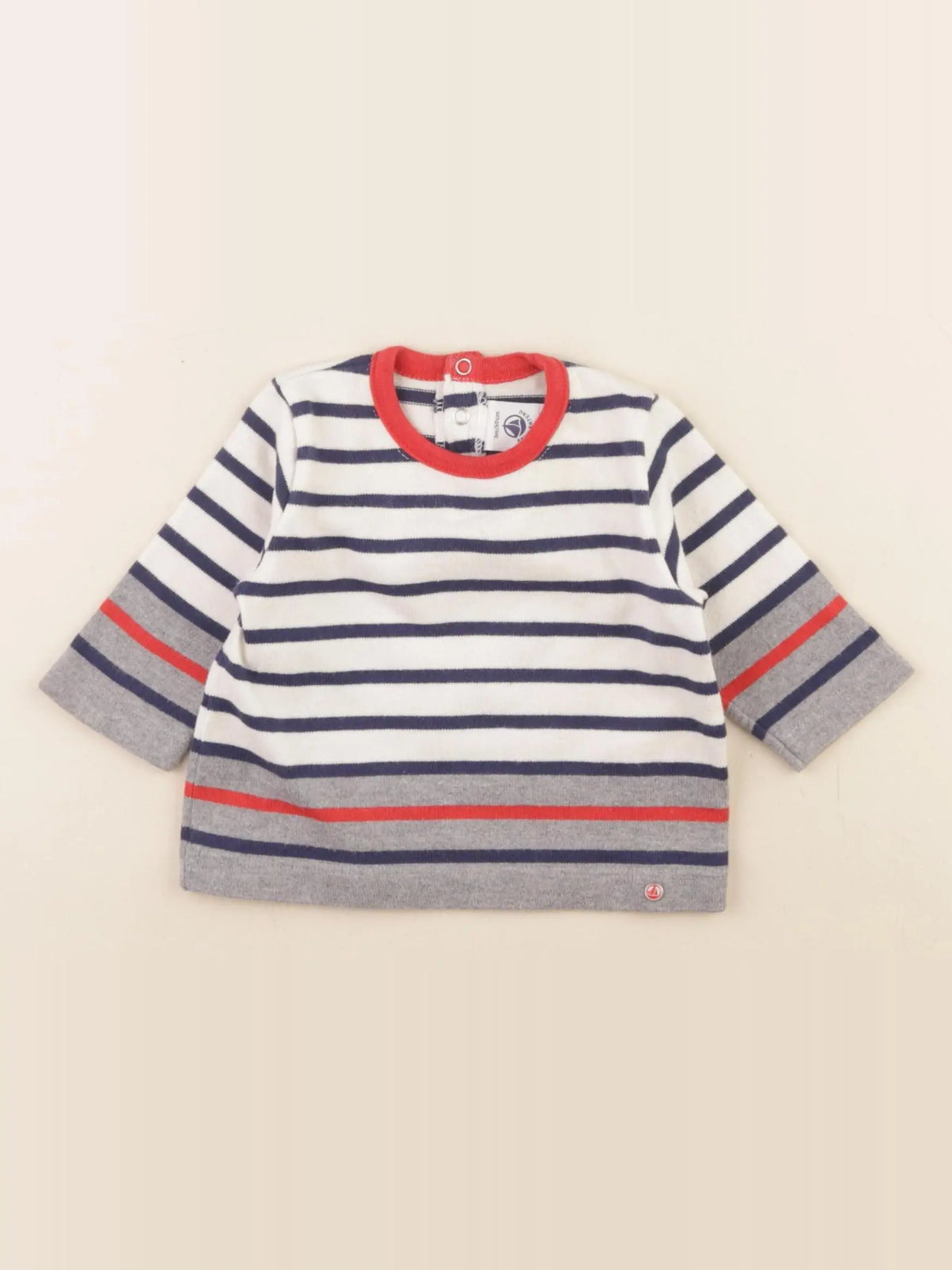 Petit Bateau - tee-shirt multicolore - 3 mois