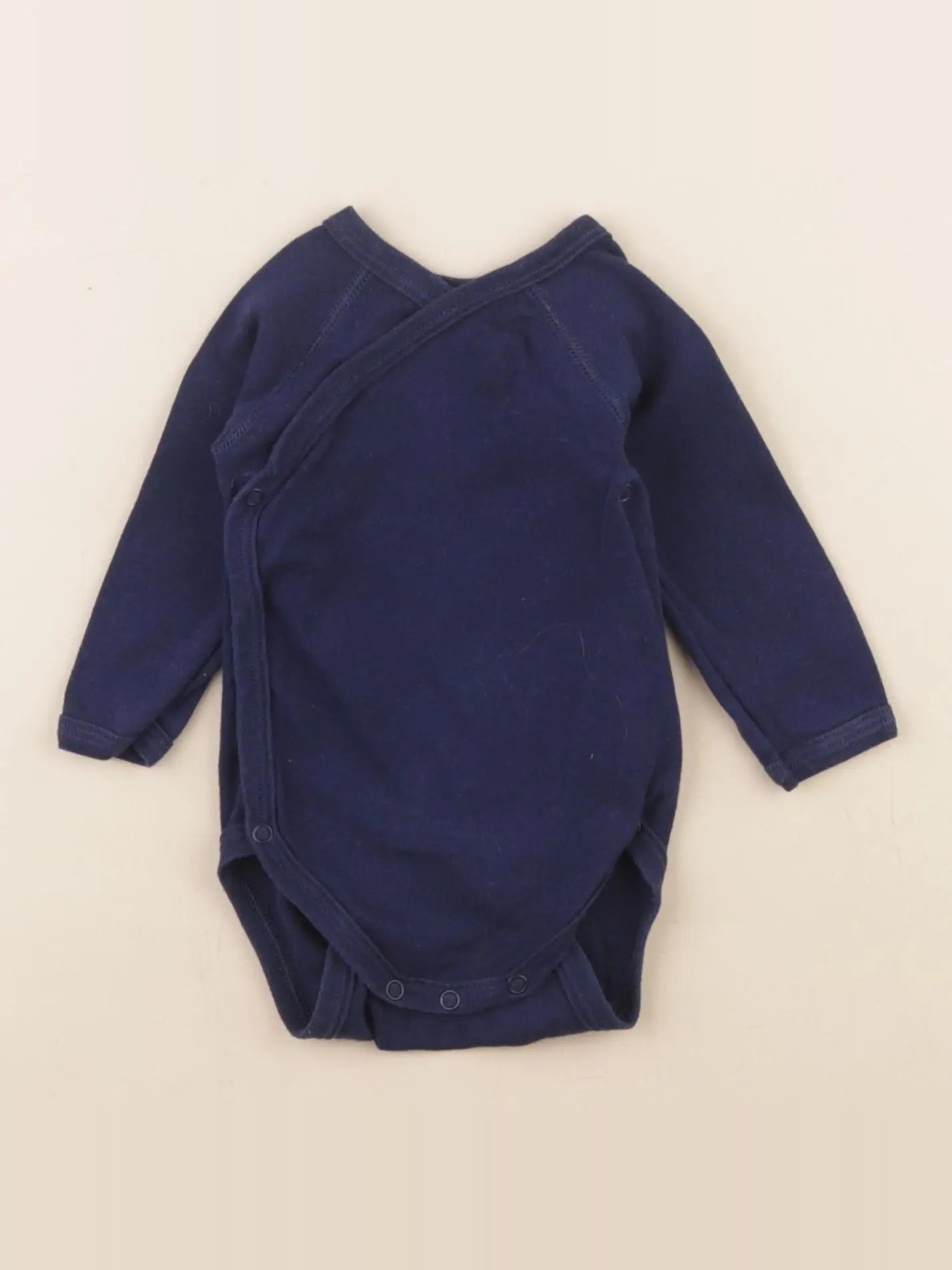 Petit Bateau - body bleu - 3 mois