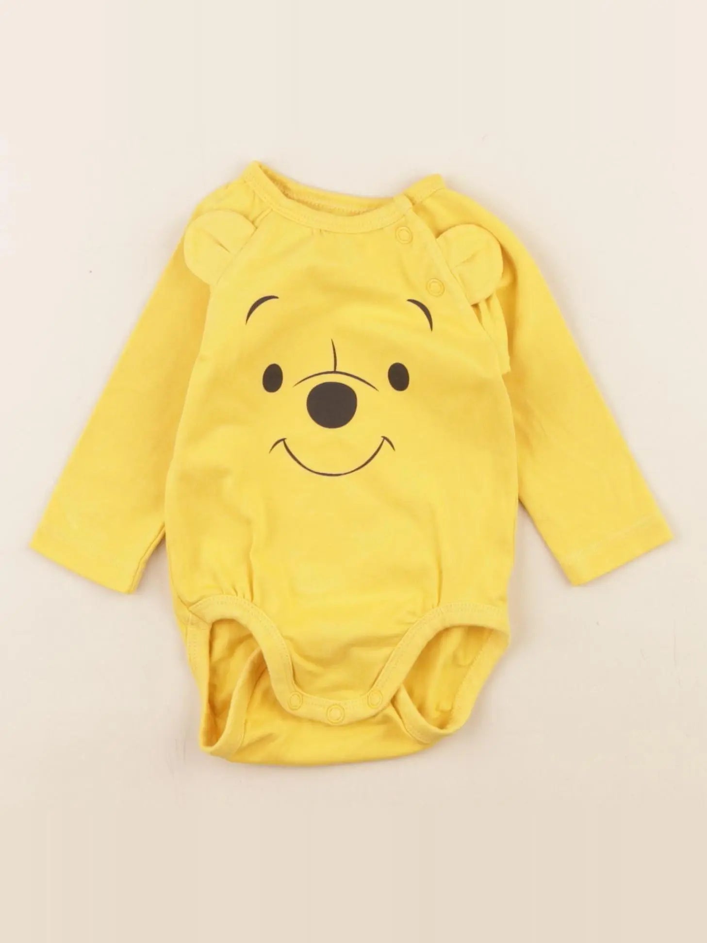 H&M - body jaune - 1/2 mois