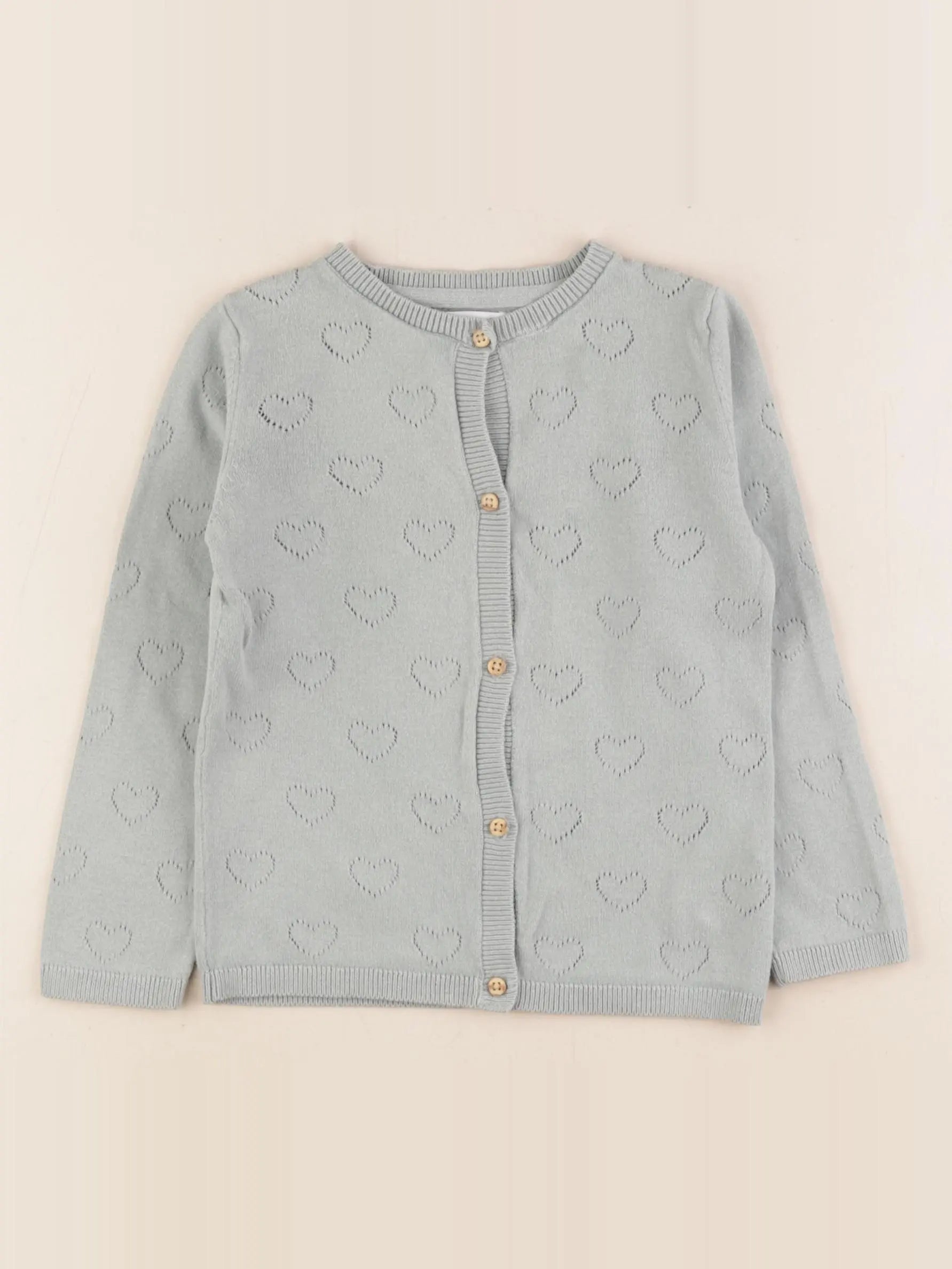 Vertbaudet - gilet vert - 36 mois
