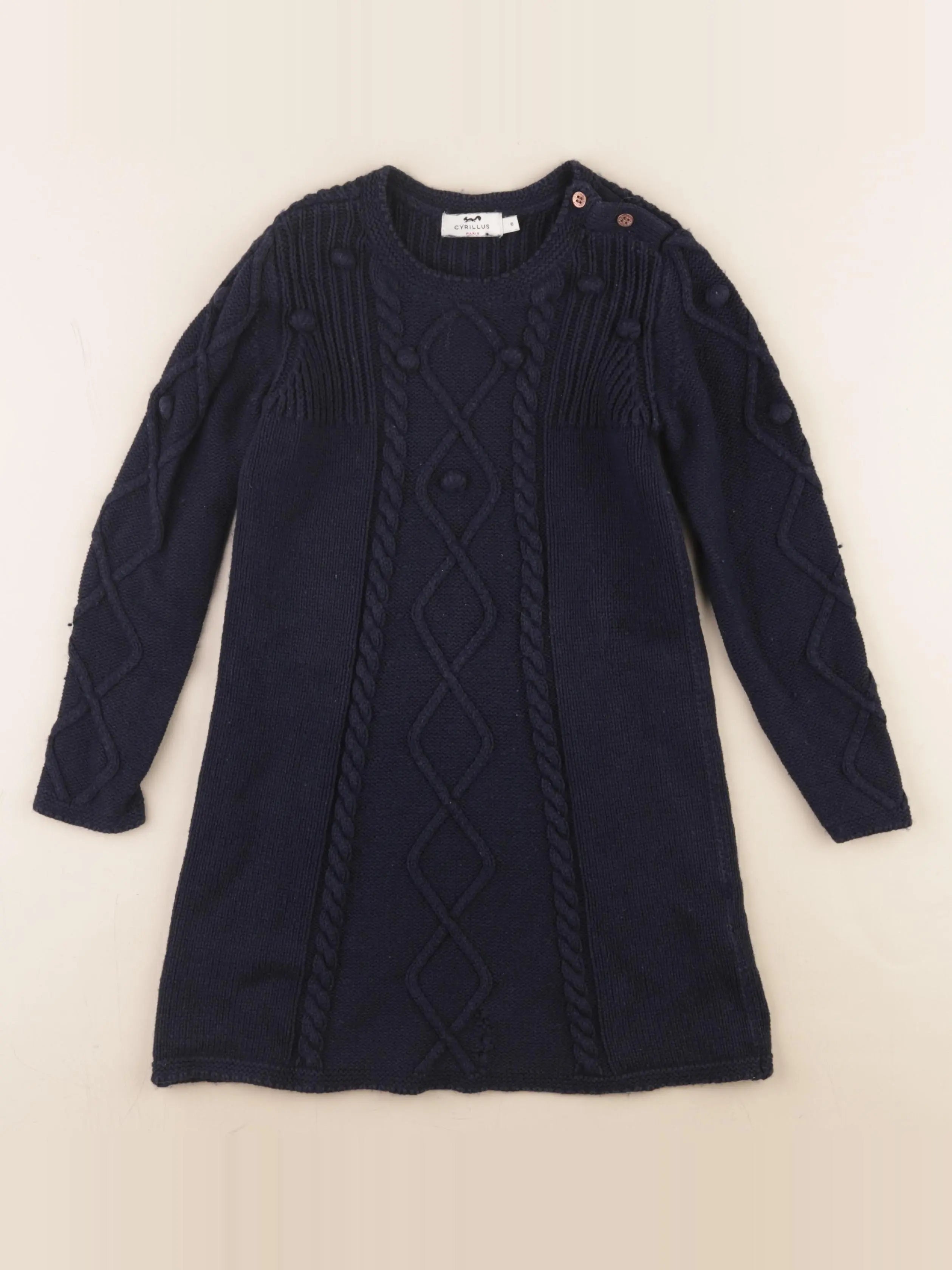 Cyrillus - robe bleu - 6 ans