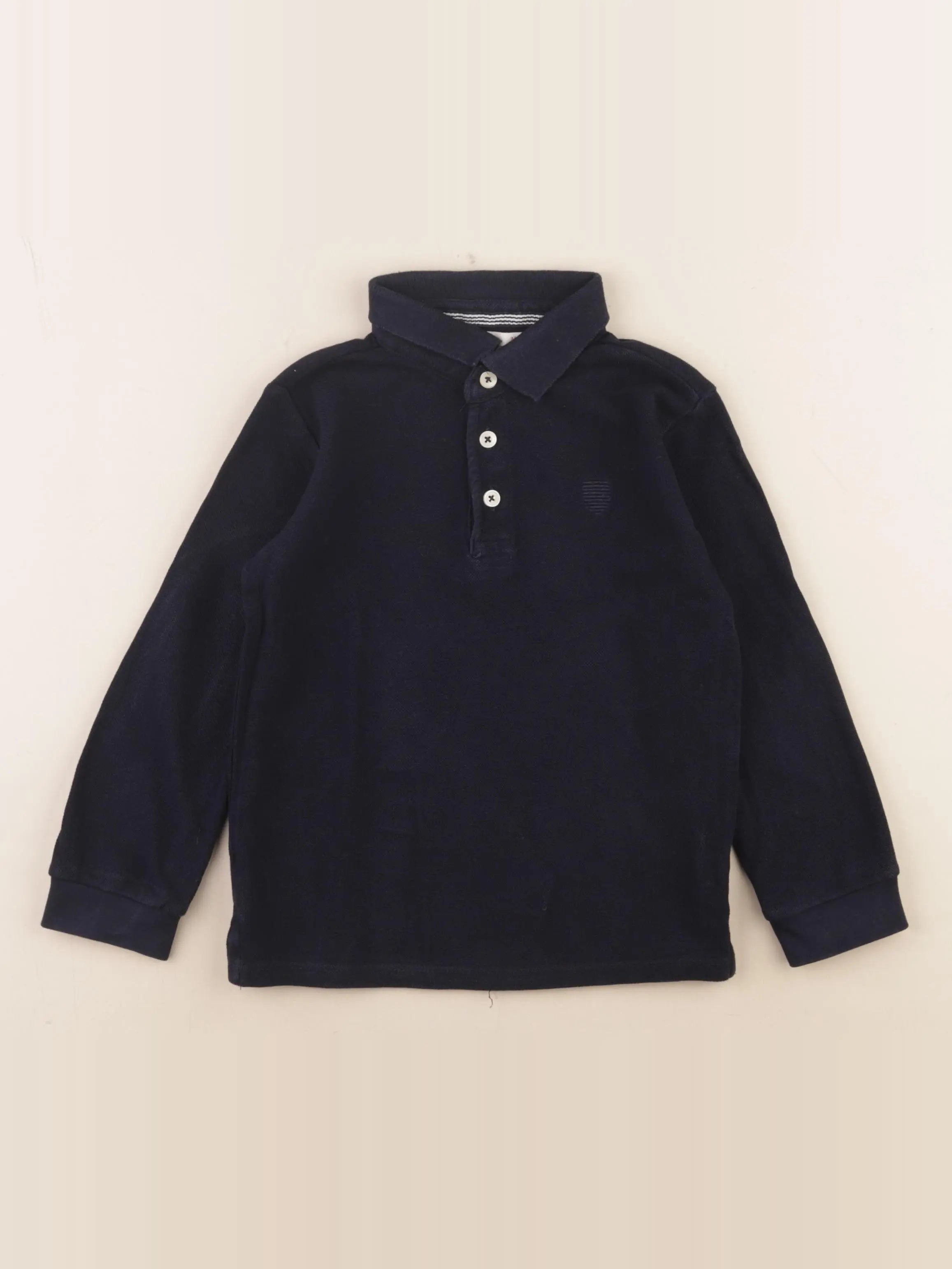 Zara - polo bleu - 3/4 ans