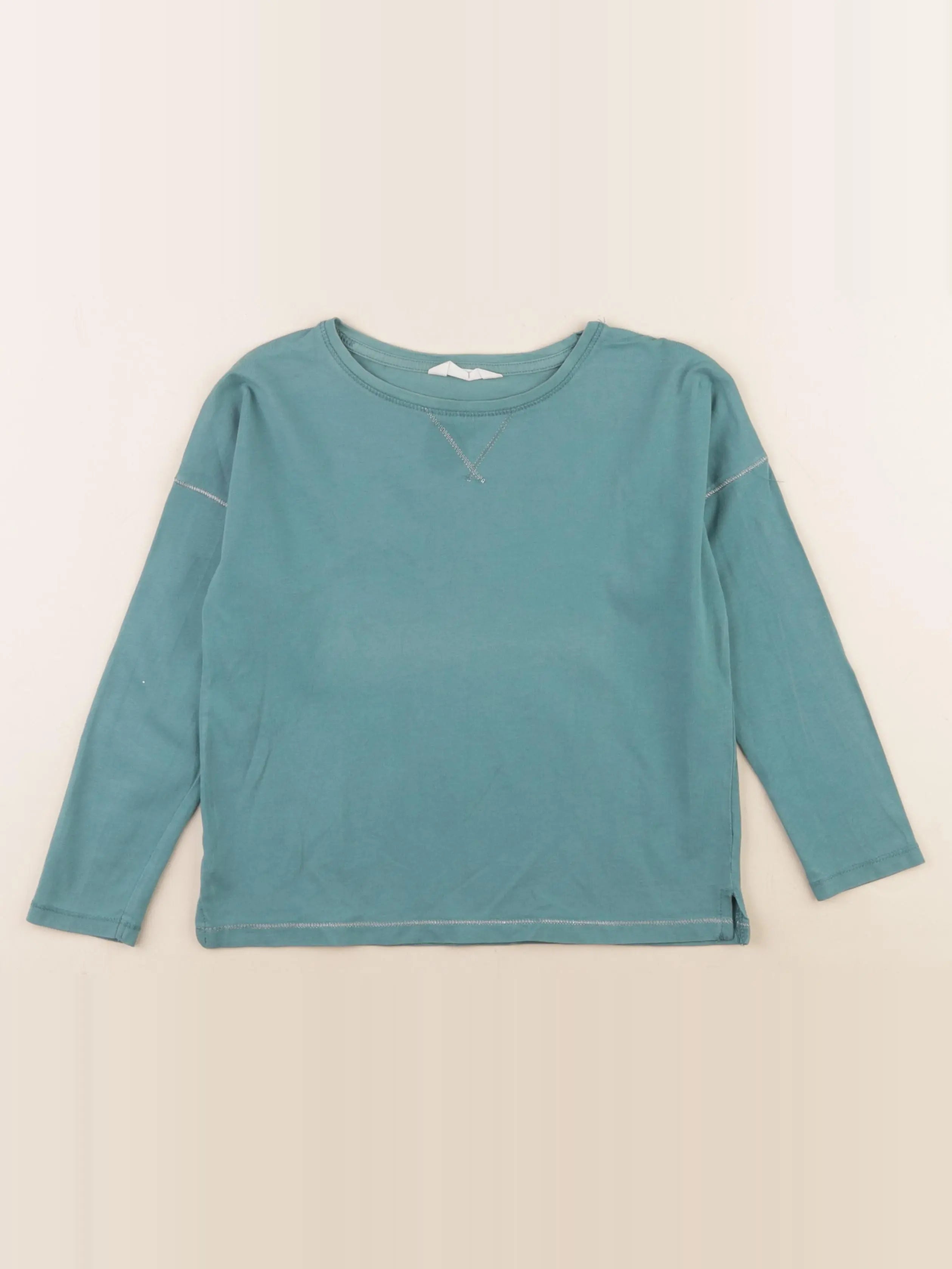 Mango - tee-shirt bleu - 6/7 ans