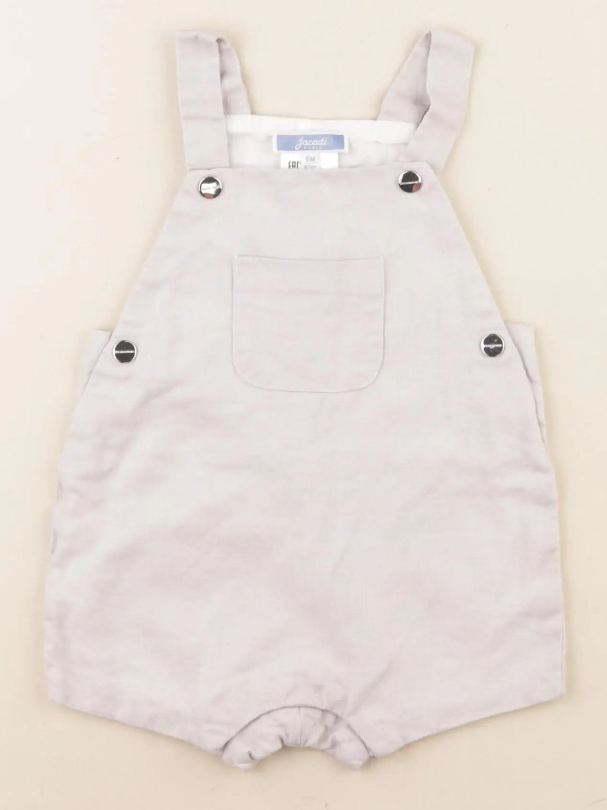 Jacadi - salopette gris - 6 mois