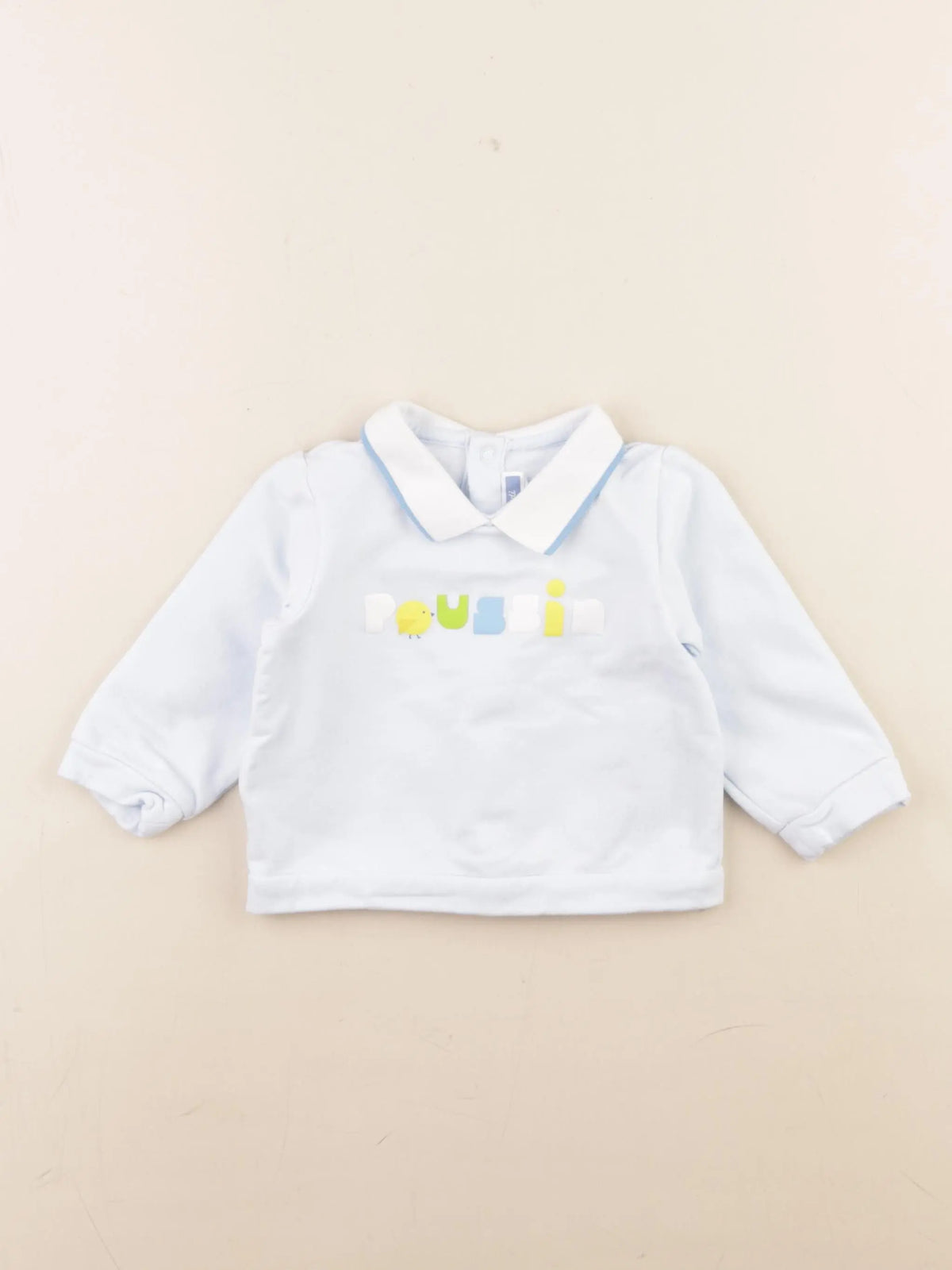 Jacadi - sweat bleu - 6 mois