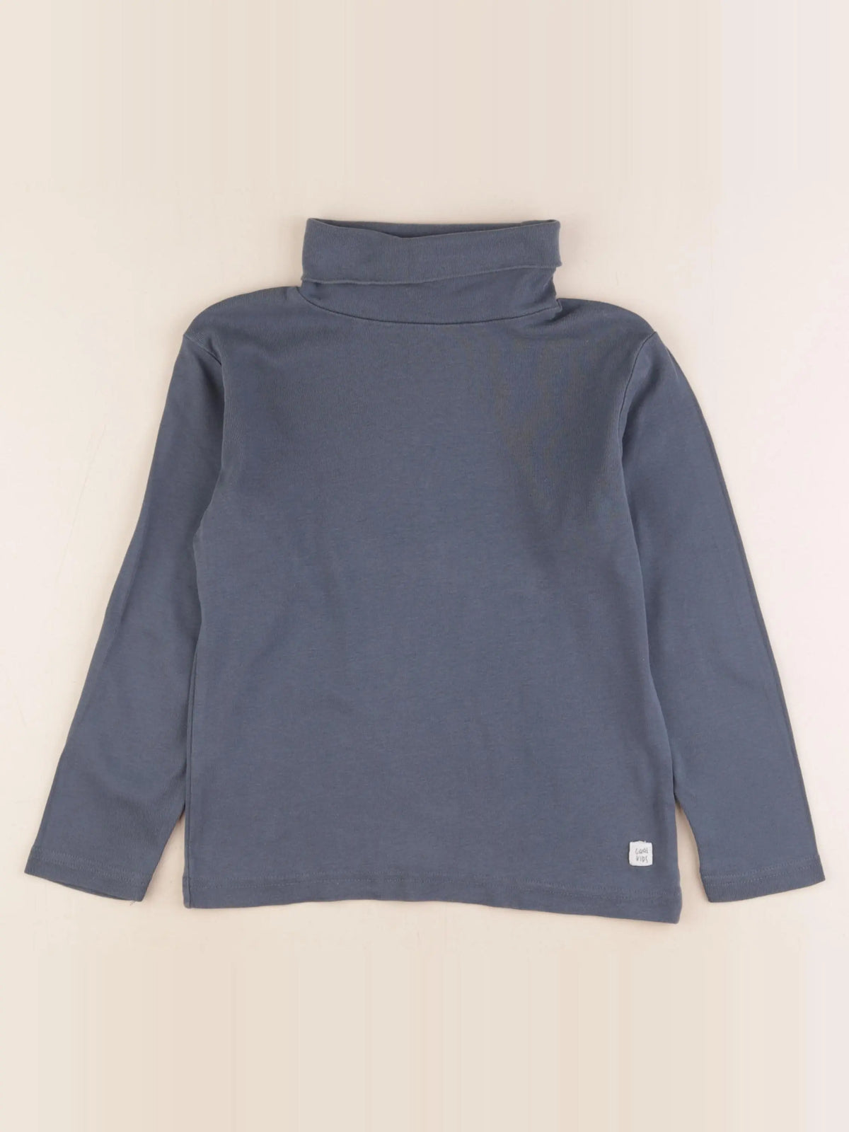 Vertbaudet - sous-pull bleu - 8 ans