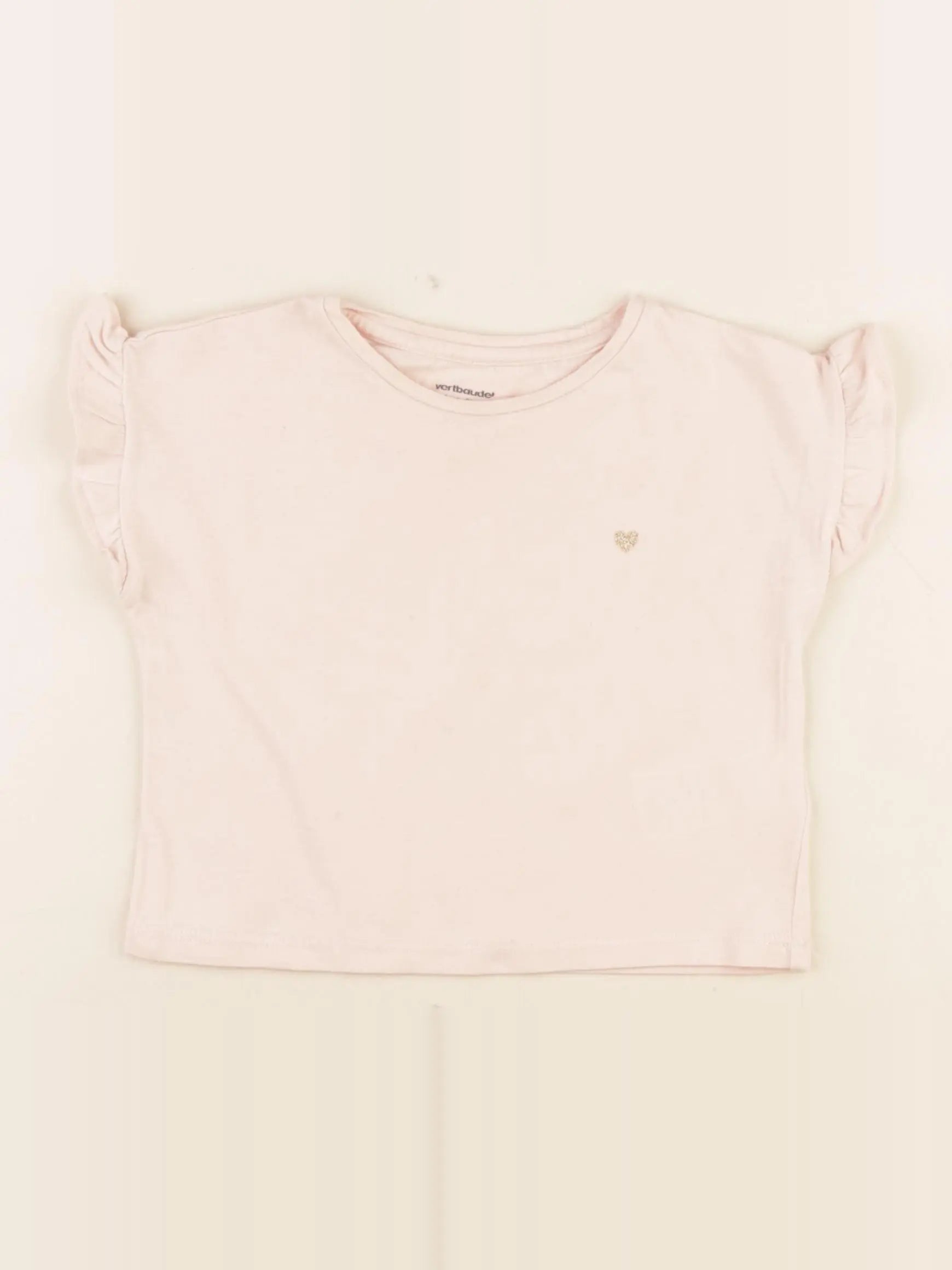 Vertbaudet - tee-shirt rose - 2 ans