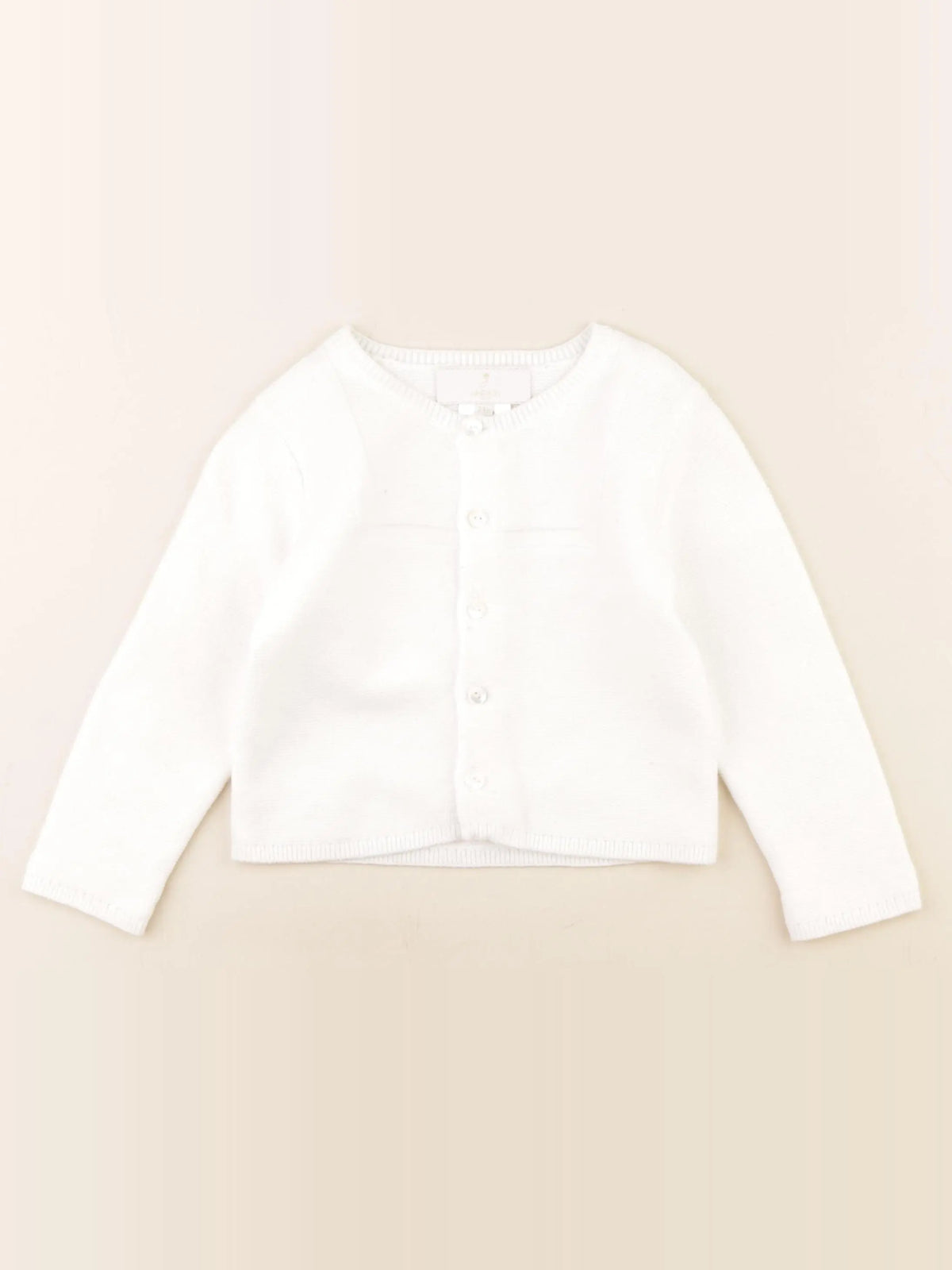 Jacadi - gilet blanc - 24 mois