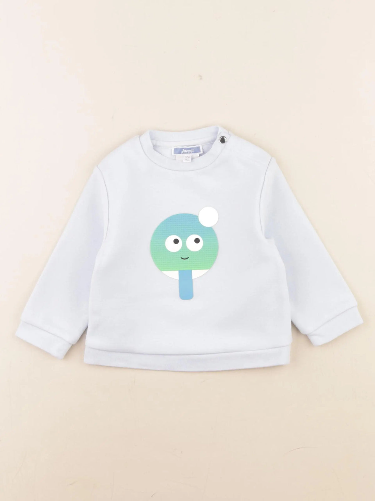 Jacadi - sweat bleu - 12 mois