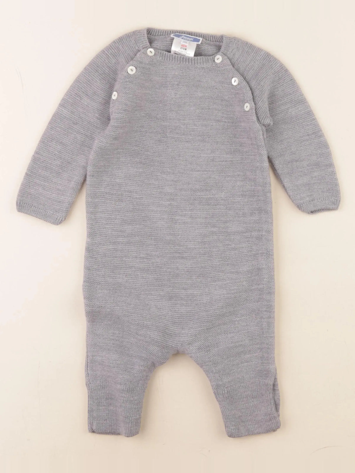 Jacadi - combinaison gris - 6 mois