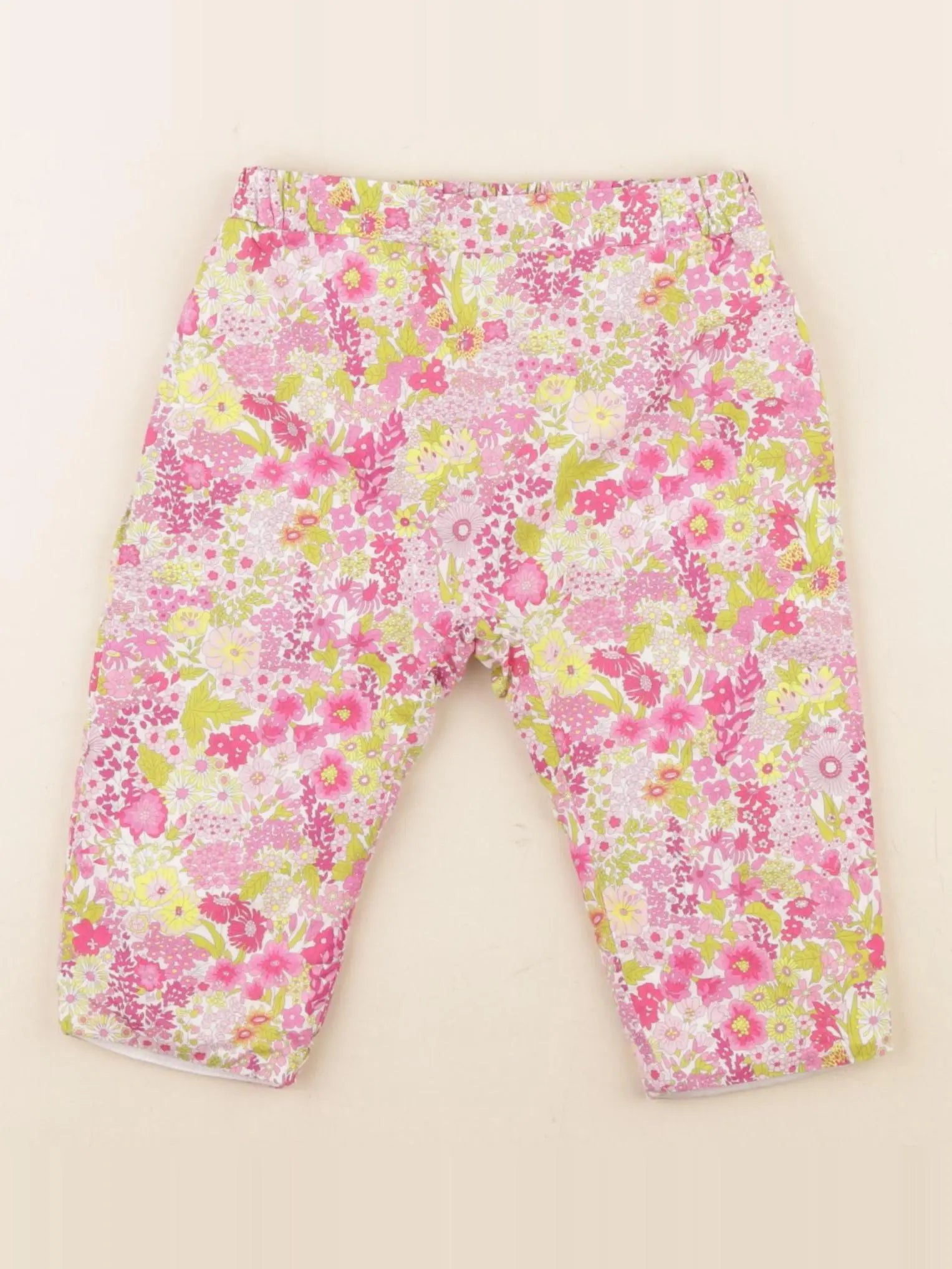 Jacadi - pantalon doublé multicolore - 12 mois