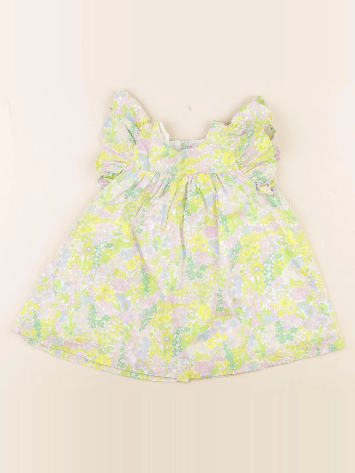Jacadi - robe liberty multicolore - 12 mois