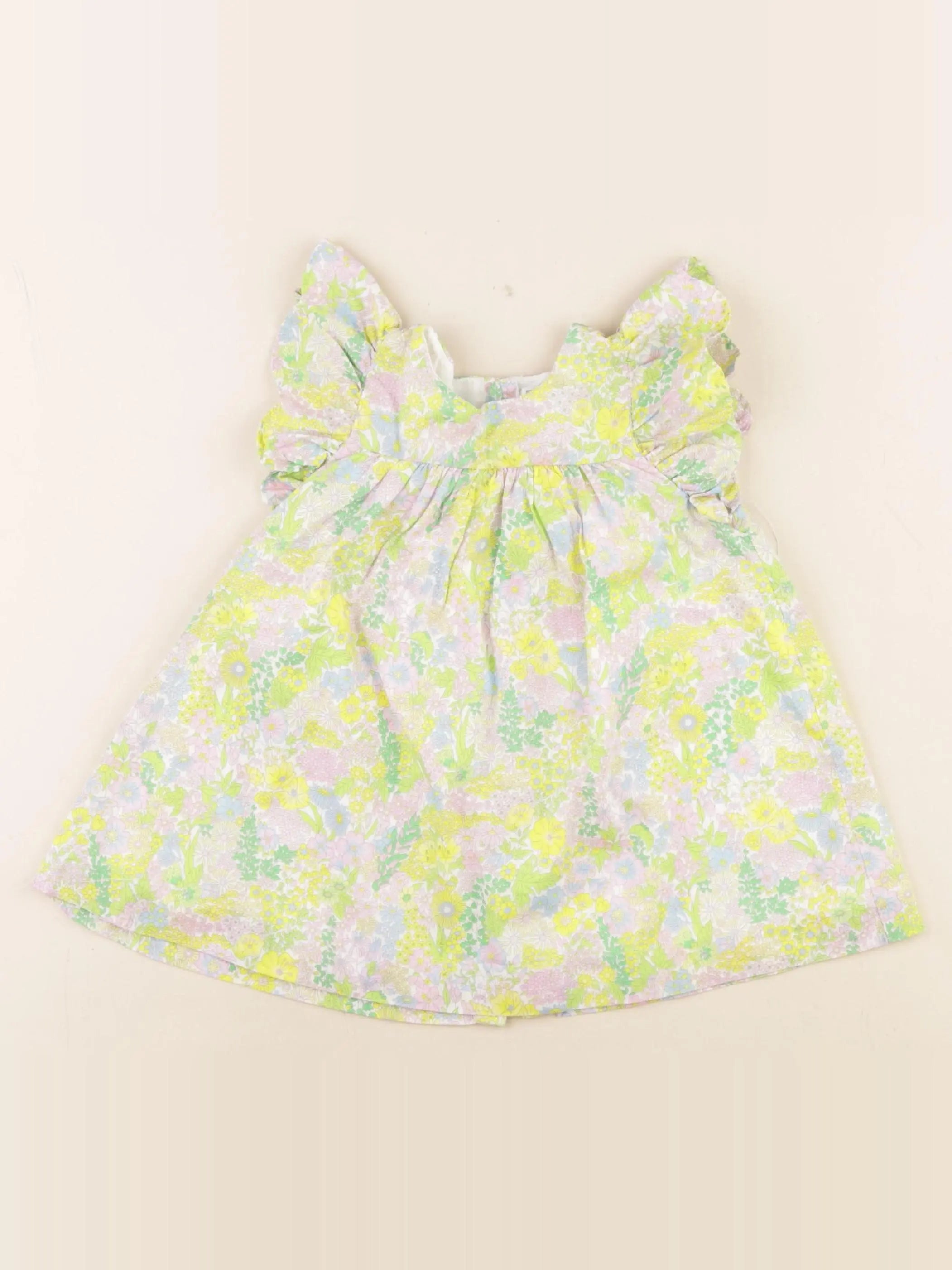 Jacadi - robe liberty multicolore - 12 mois