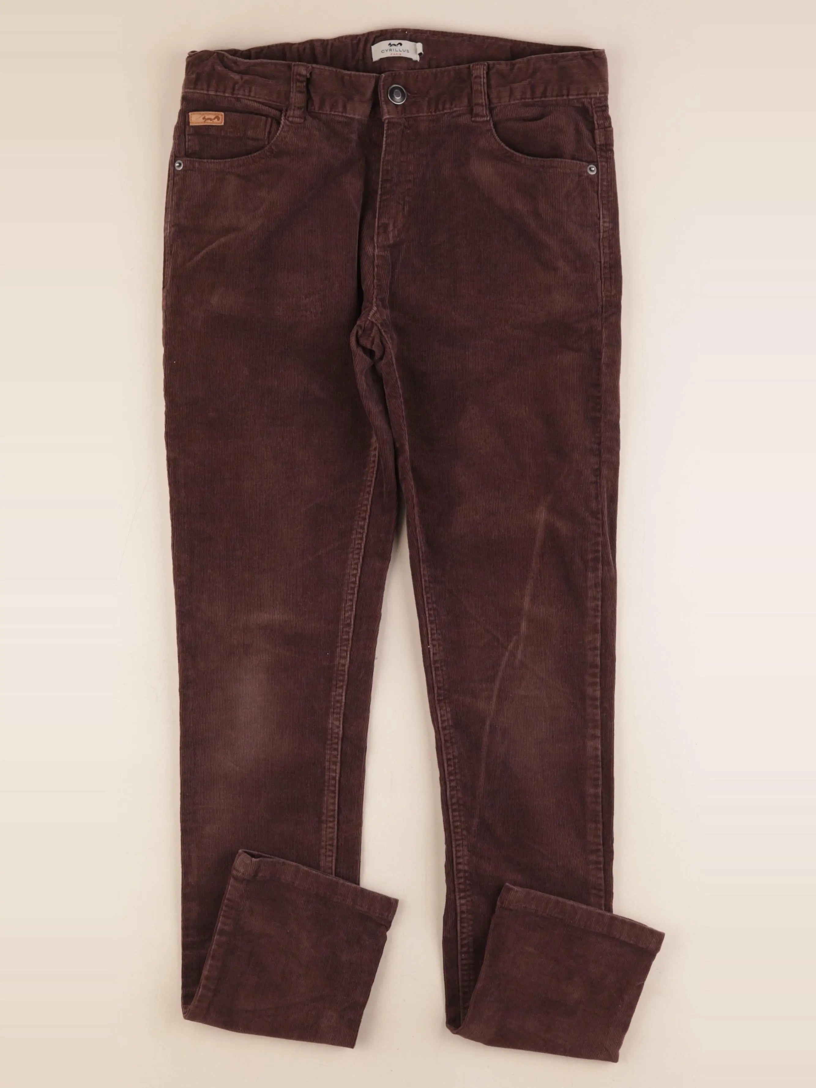 Cyrillus - pantalon marron - 14 ans