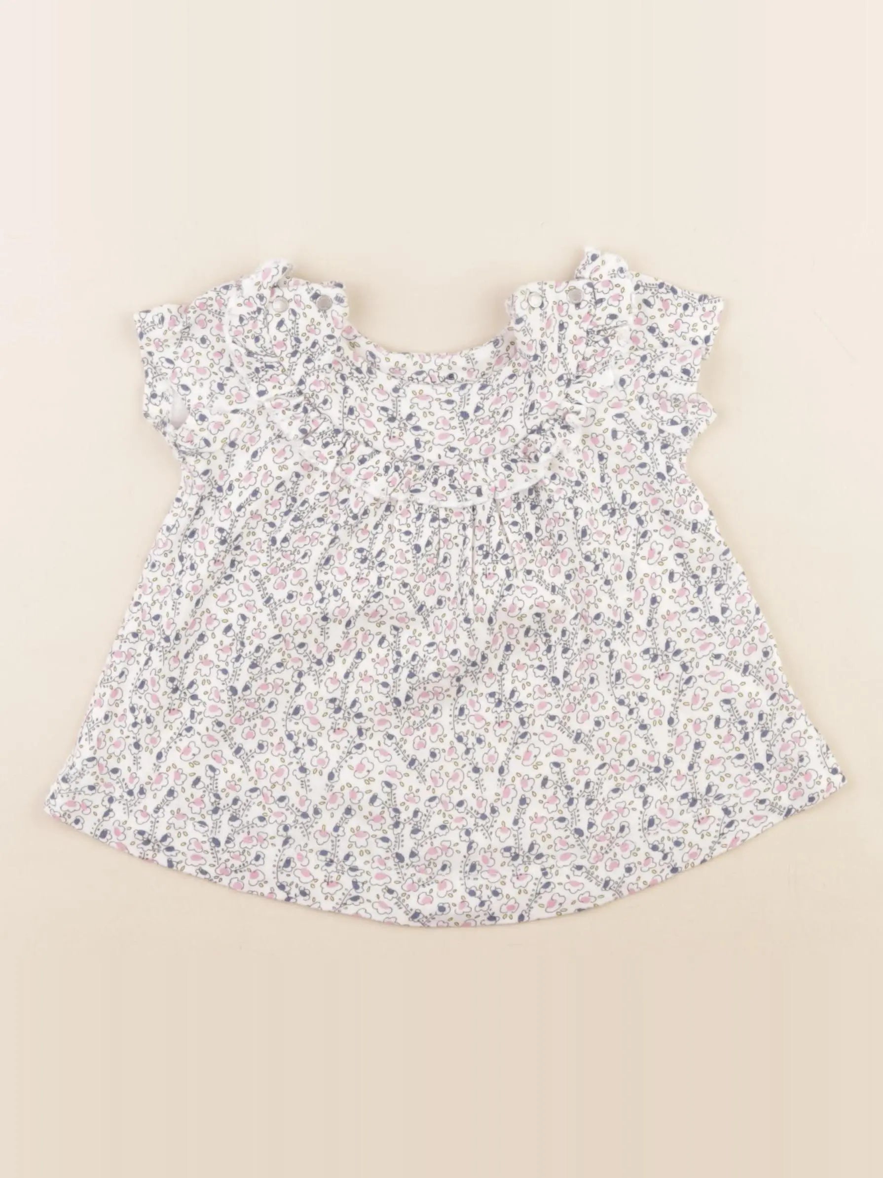 Cyrillus - tee-shirt multicolore - 3 mois