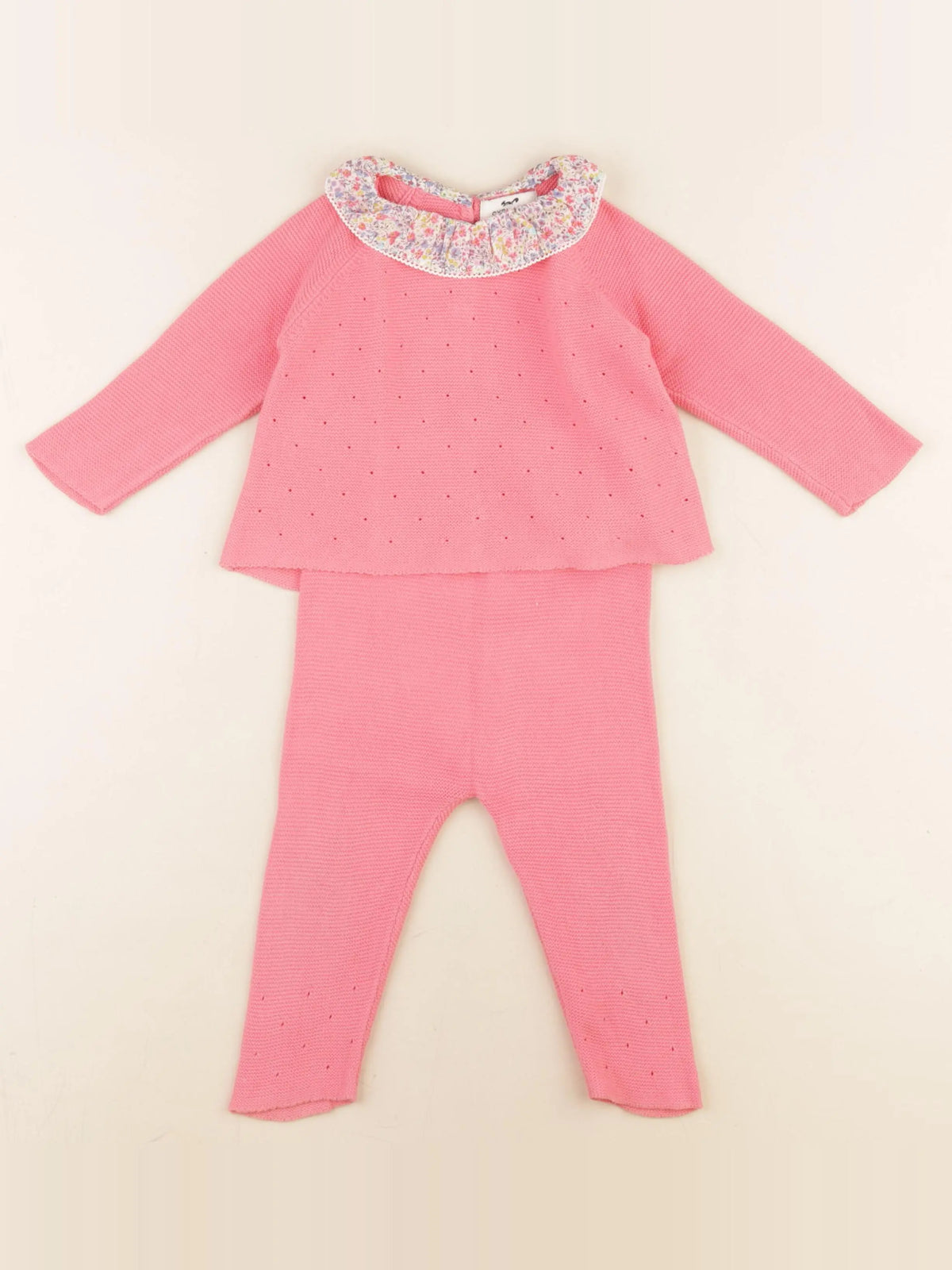 Cyrillus - ensemble rose - 9 mois