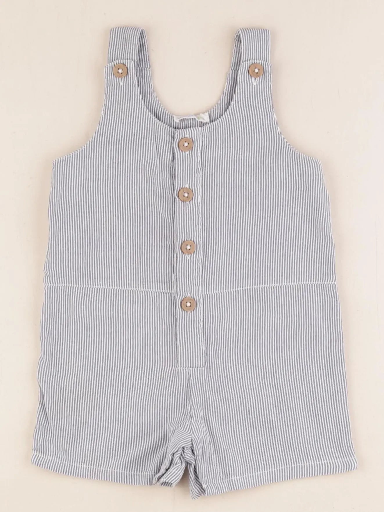 Boutchou - salopette bleu, blanc - 9 mois