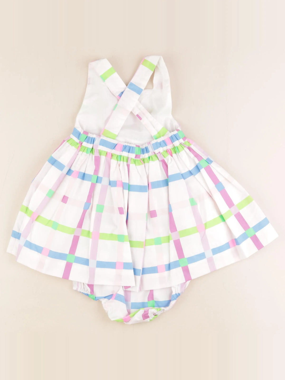 Jacadi - robe blanc, multicolore - 18 mois