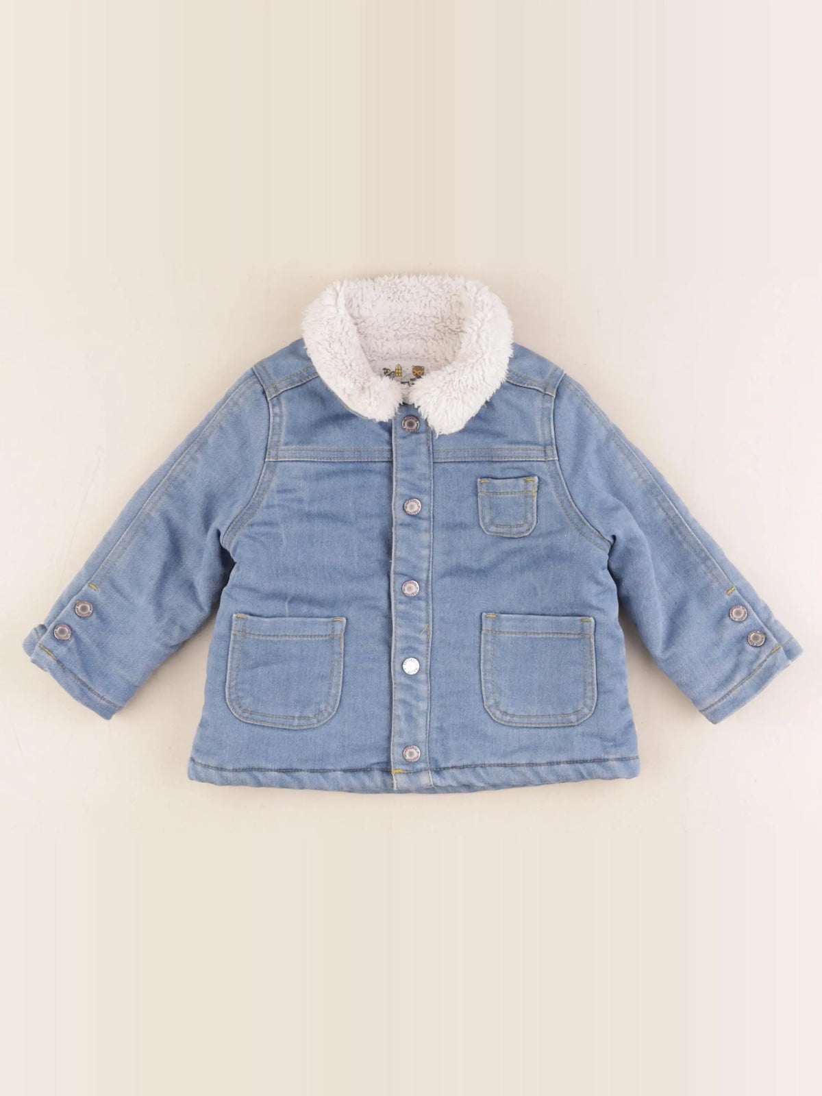 Sergent Major - veste doublé bleu - 9 mois